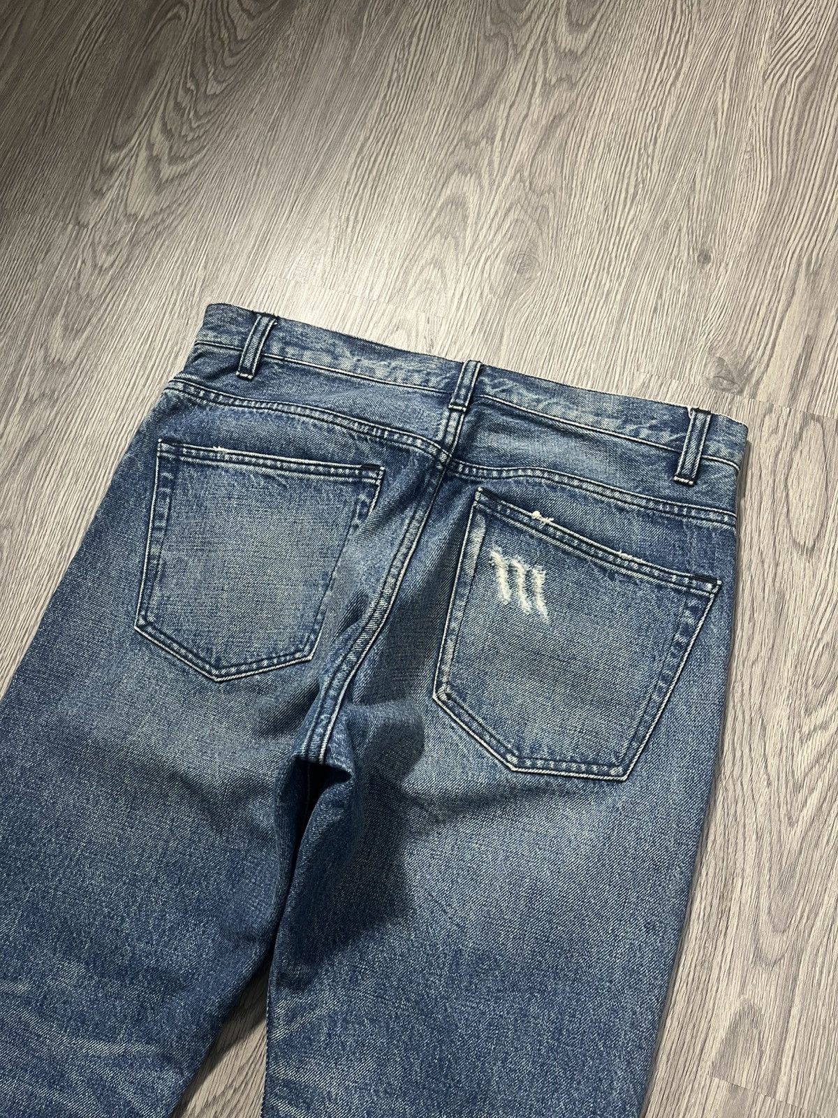 Japanese Brand 🇯🇵 Distressed Beauty & Youth United Arrows Selvedge Jeans Size US 32 / EU 48 - 8 Thumbnail