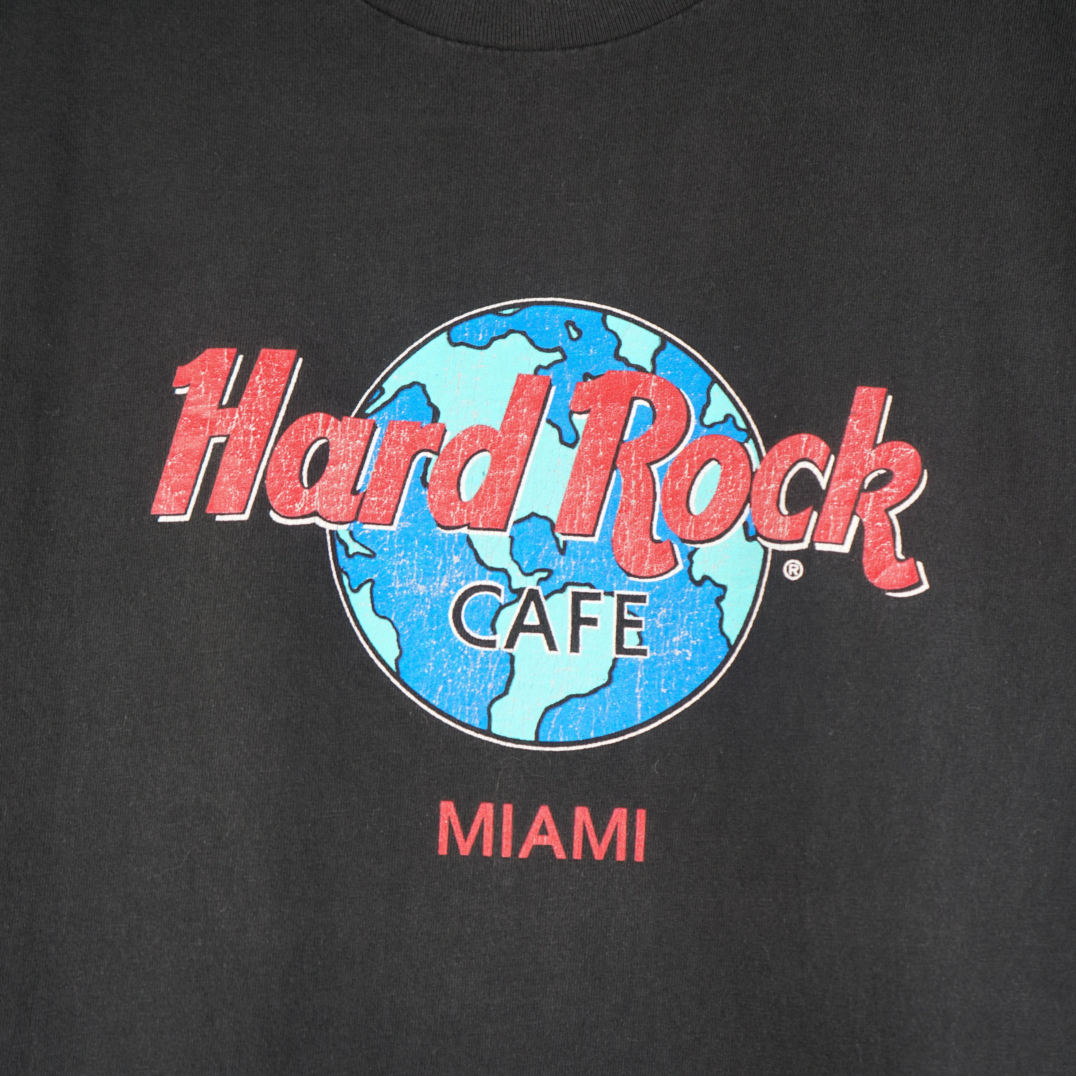 Hard Rock Cafe × Vintage Vintage 1990s Hard Rock Cafe Miami T-Shirt Size US M / EU 48-50 / 2 - 2 Thumbnail