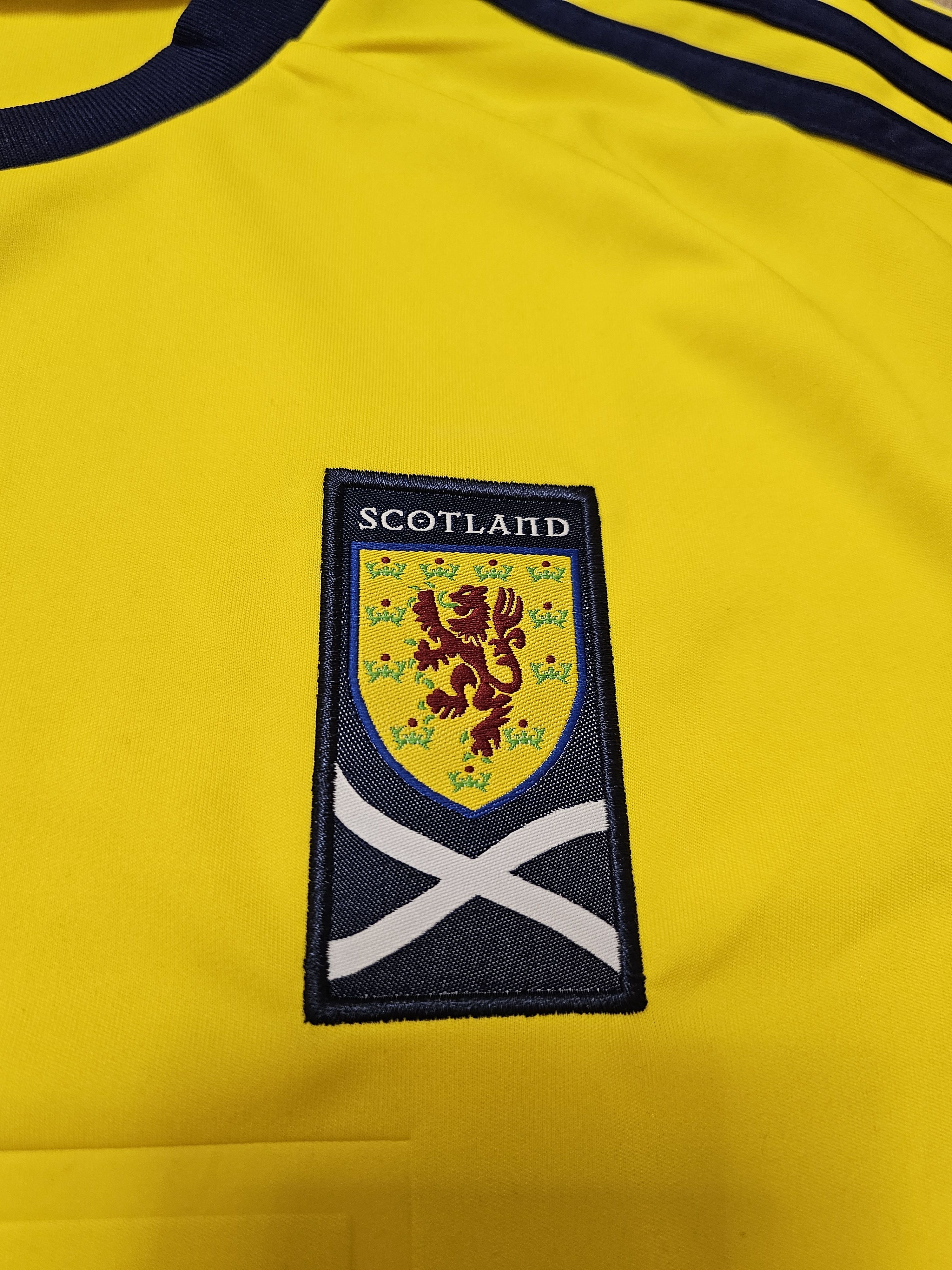 Adidas SCOTLAND 2011 2012 AWAY FOOTBALL SHIRT SOCCER JERSEY Size US M / EU 48-50 / 2 - 4 Thumbnail