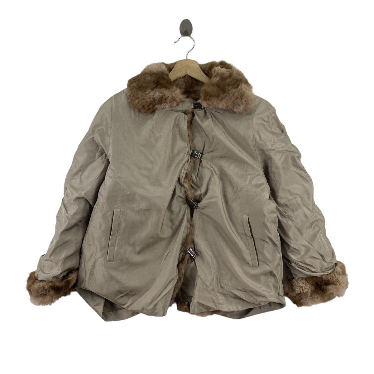 JAPANESE BRAND Reversible Fur Bomber Jacket