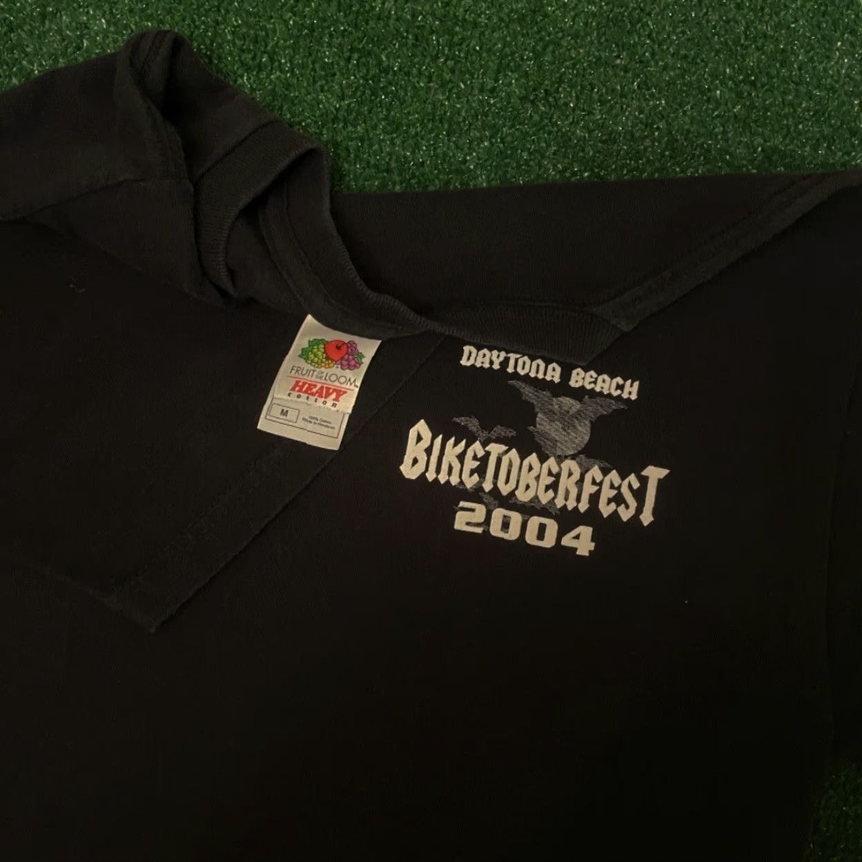 Vintage VINTAGE 90s Y2k Biker Bike Week Biketoberfest VTG Shirt Mens M Black Short Sleeve T-Shirt 2004 Mens Size US M / EU 48-50 / 2 - 3 Thumbnail