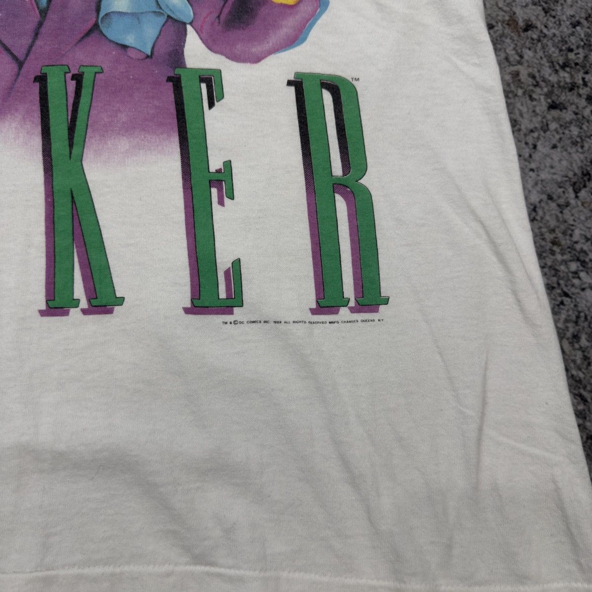 Vintage 1989 The Joker Batman Jack Nicholson Tee Size US L / EU 52-54 / 3 - 8 Thumbnail