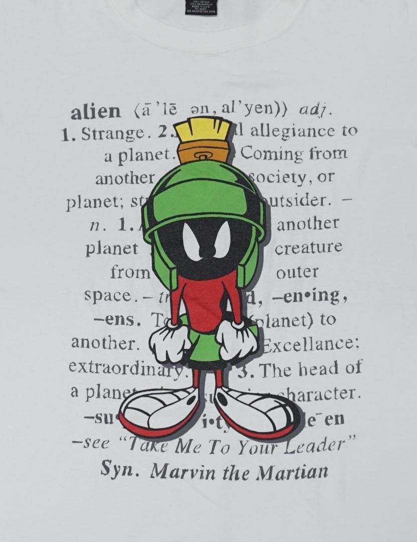 Vintage 90's Looney Tunes マービン Tシャツ ビンテージ Size US L / EU 52-54 / 3 - 2 Thumbnail