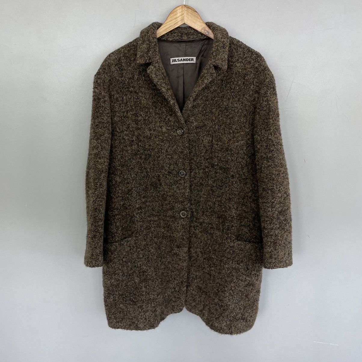 Designer × Jil Sander Wool cardi coat Jil Sander Brown wool alpaca size M Size M / US 6-8 / IT 42-44 - 8 Thumbnail