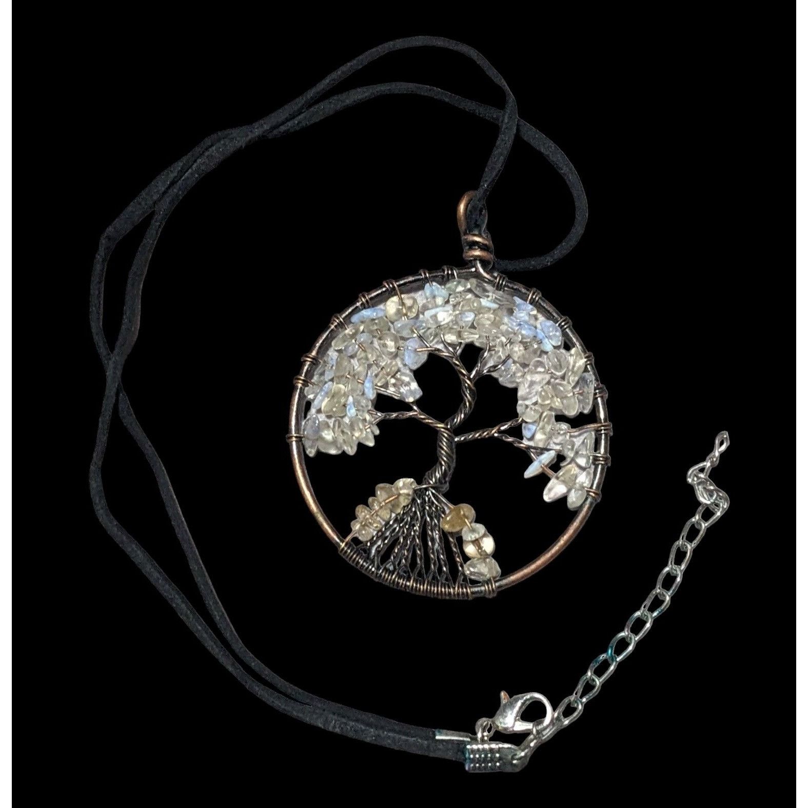 Other Moonstone Chip Tree Of Life Pendant Necklace Size ONE SIZE - 1 Thumbnail