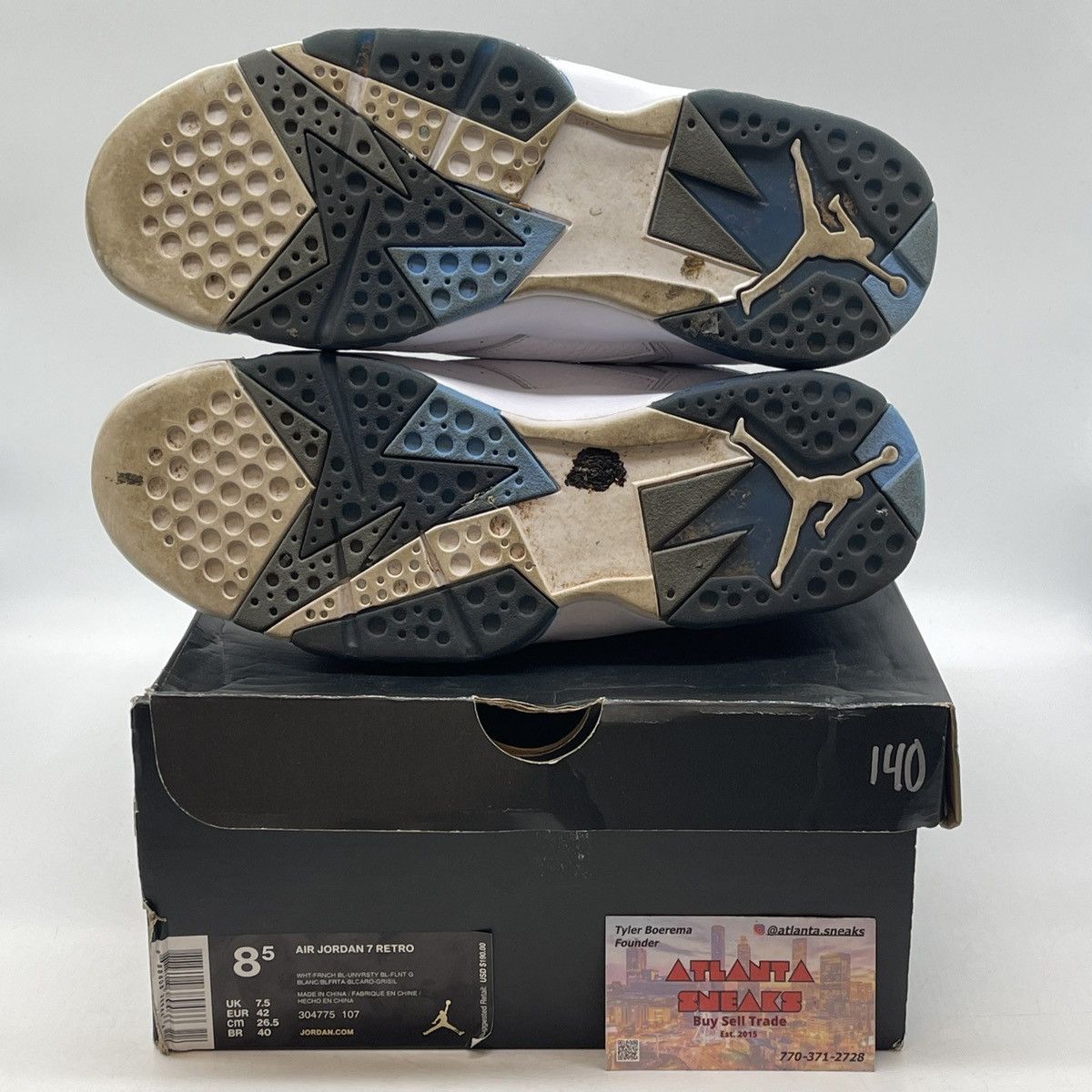 Jordan Brand Air Jordan 7 French blue Size US 8.5 / EU 41-42 - 6 Thumbnail