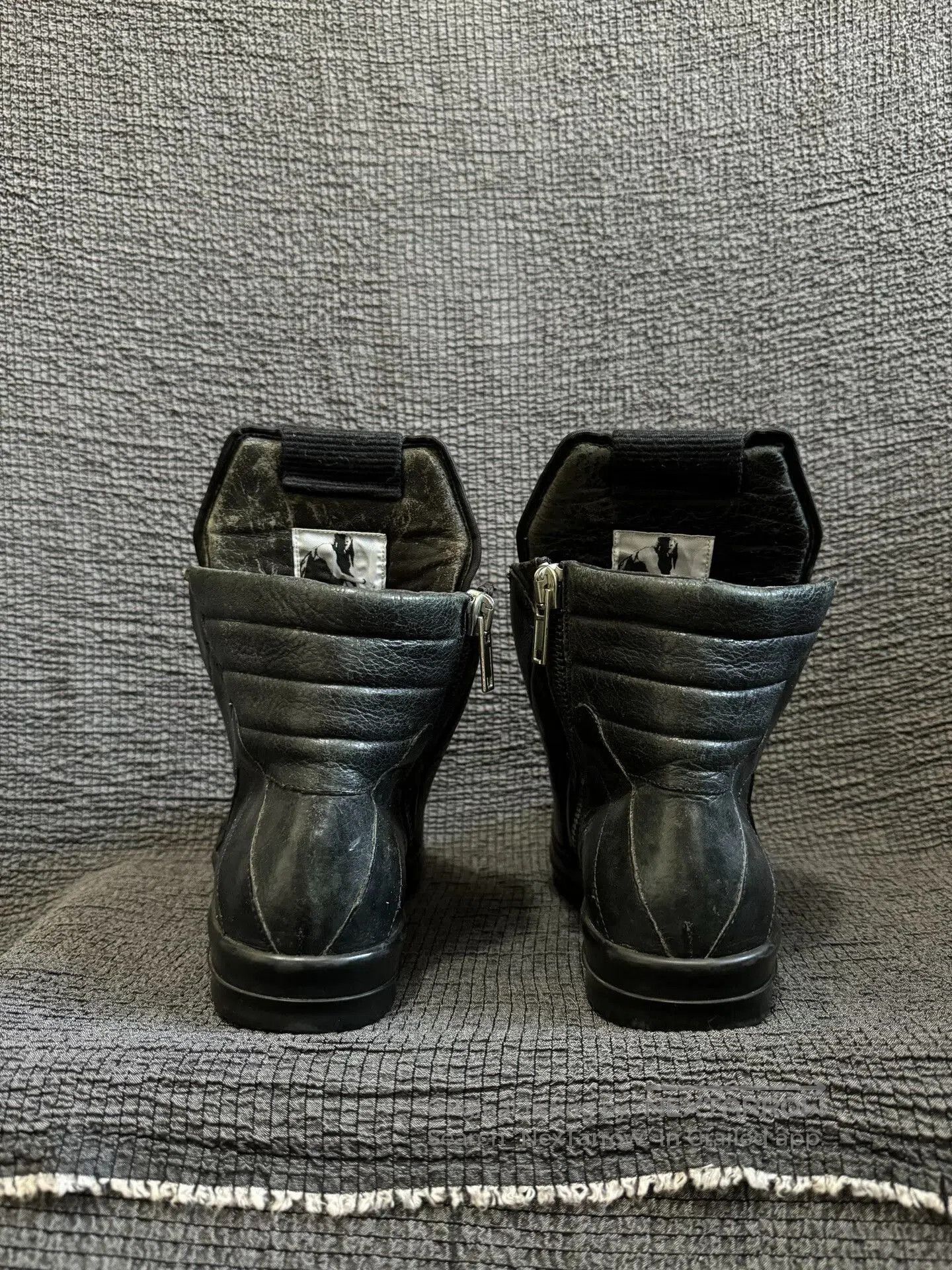 Rick Owens Rick Owens Black High Top Sneakers. Size US 7.5 / EU 40-41 - 7 Thumbnail