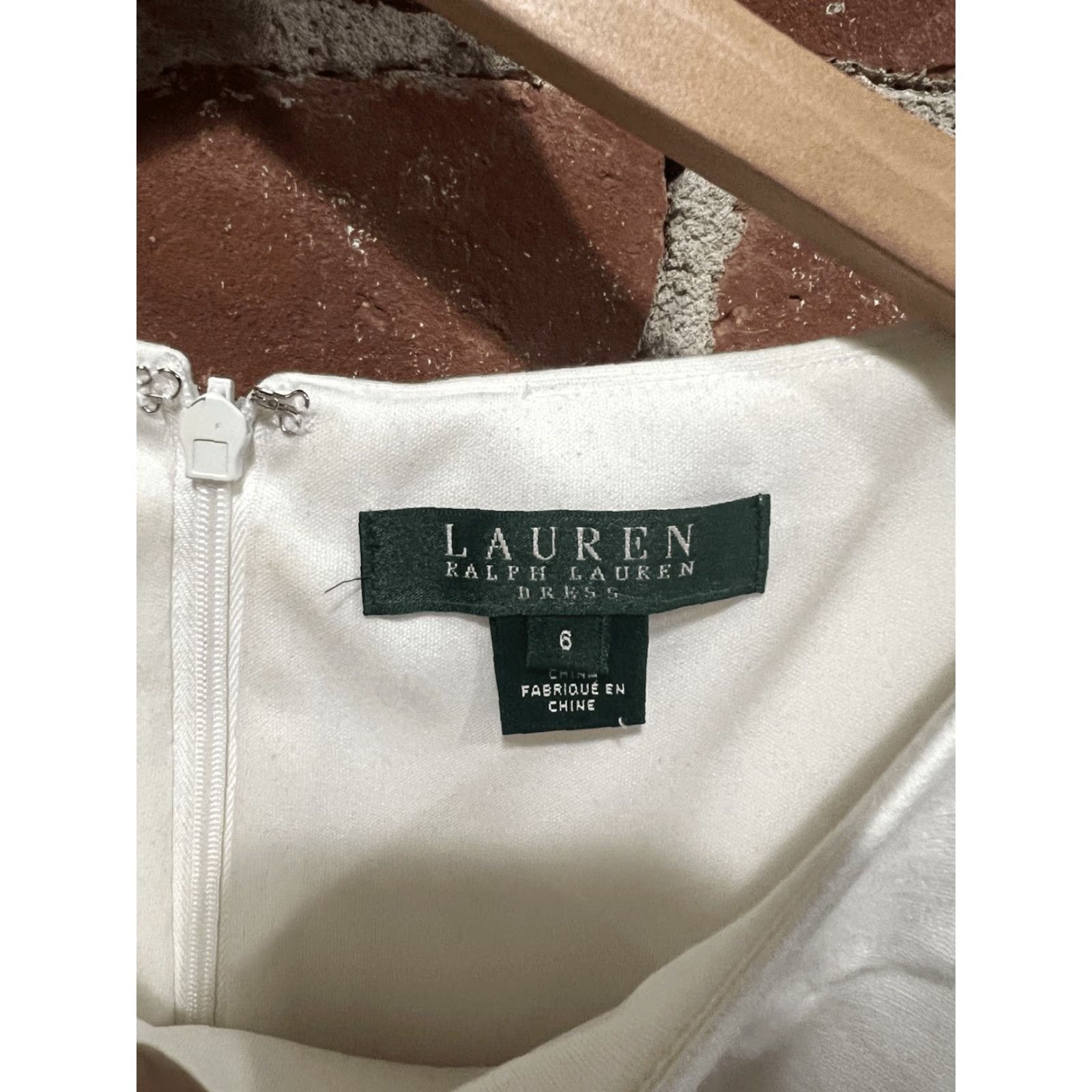 Ralph Lauren Lauren Ralph Lauren Womens White Multicolor Sleeveless Slip A-line dress sz 6 Size M / US 6-8 / IT 42-44 - 3 Thumbnail