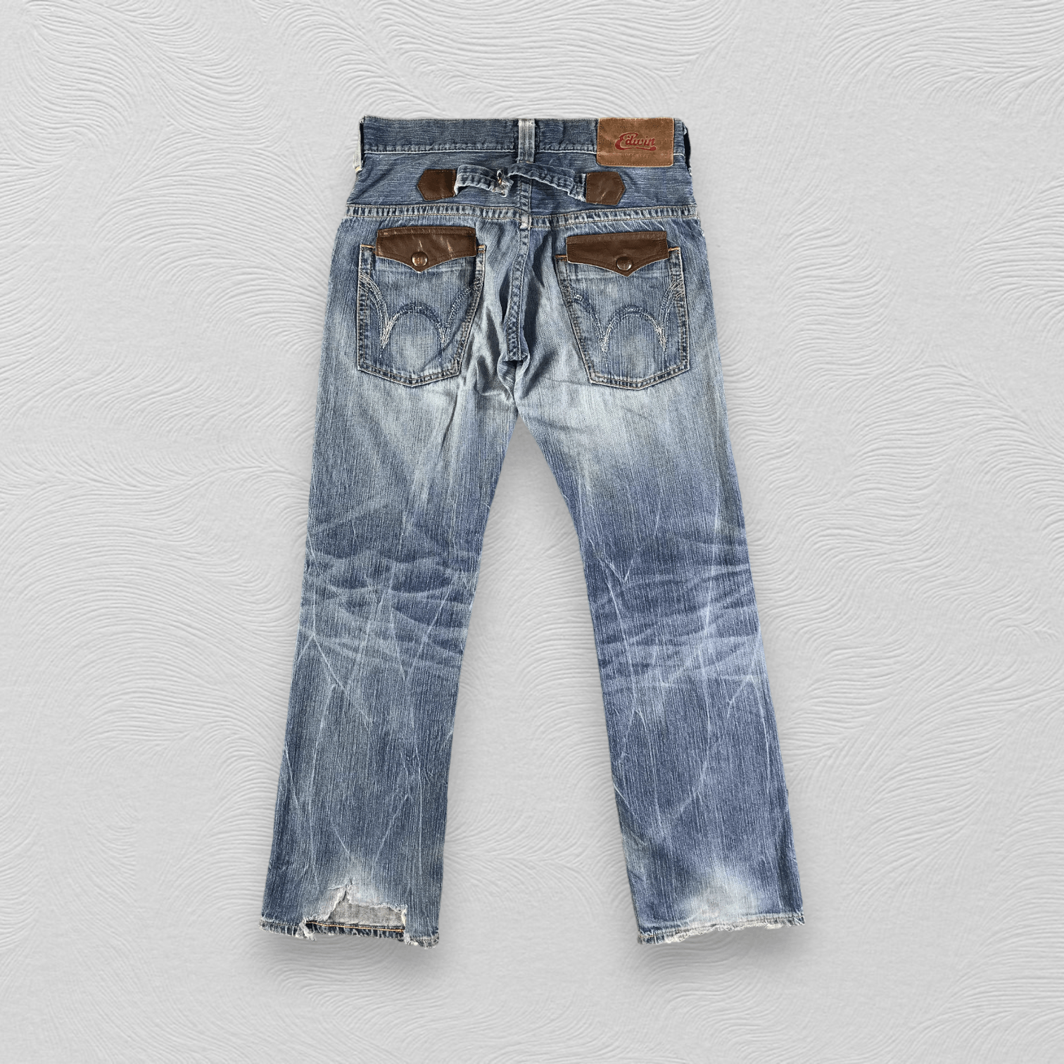 Edwin Vintage Edwin Blue Trip Jeans Faded Blue Denim KJ2353 Size US 32 / EU 48 - 2 Thumbnail