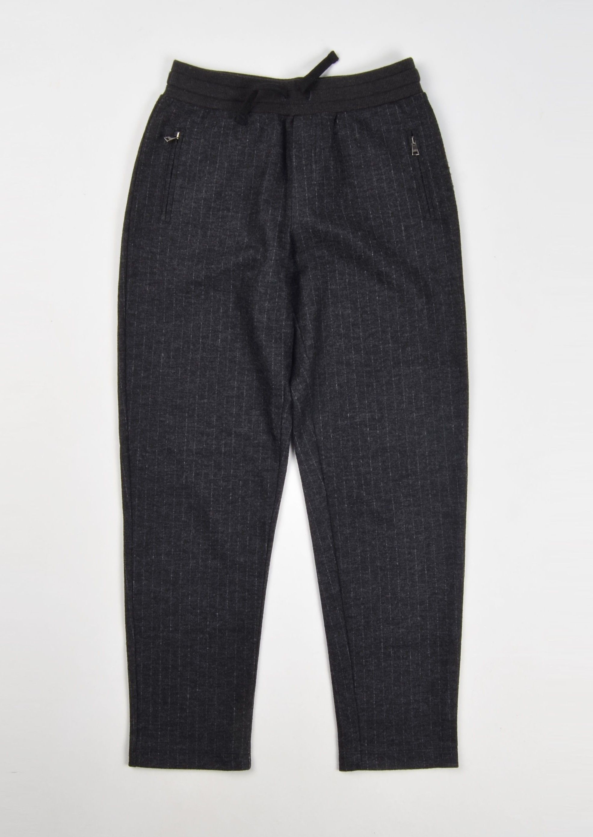 Dolce & Gabbana Dolce & Gabbana Kids Boys Wool Blend Striped Gray Pants Size 24" / US 00 / IT 34 - 1 Thumbnail