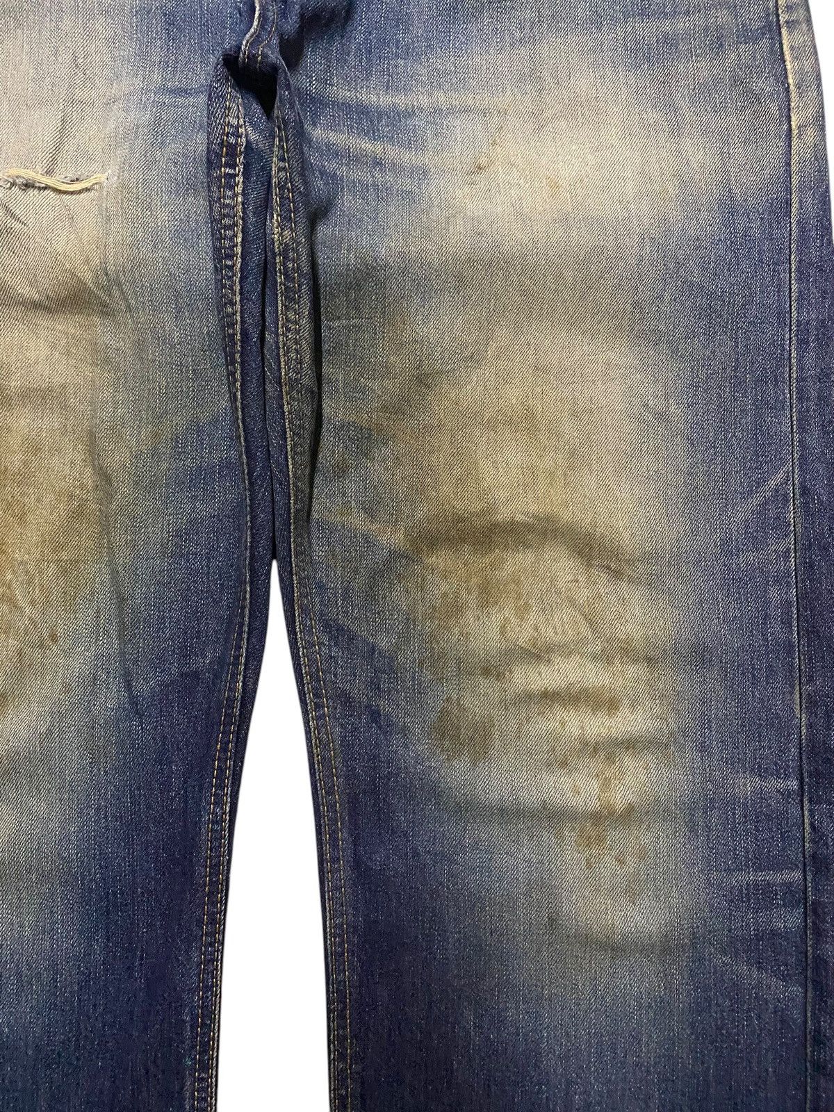 Junya Watanabe Vintage Edwin XV 04 Mud Wash Distressed Loose Jeans Size US 36 / EU 52 - 6 Thumbnail