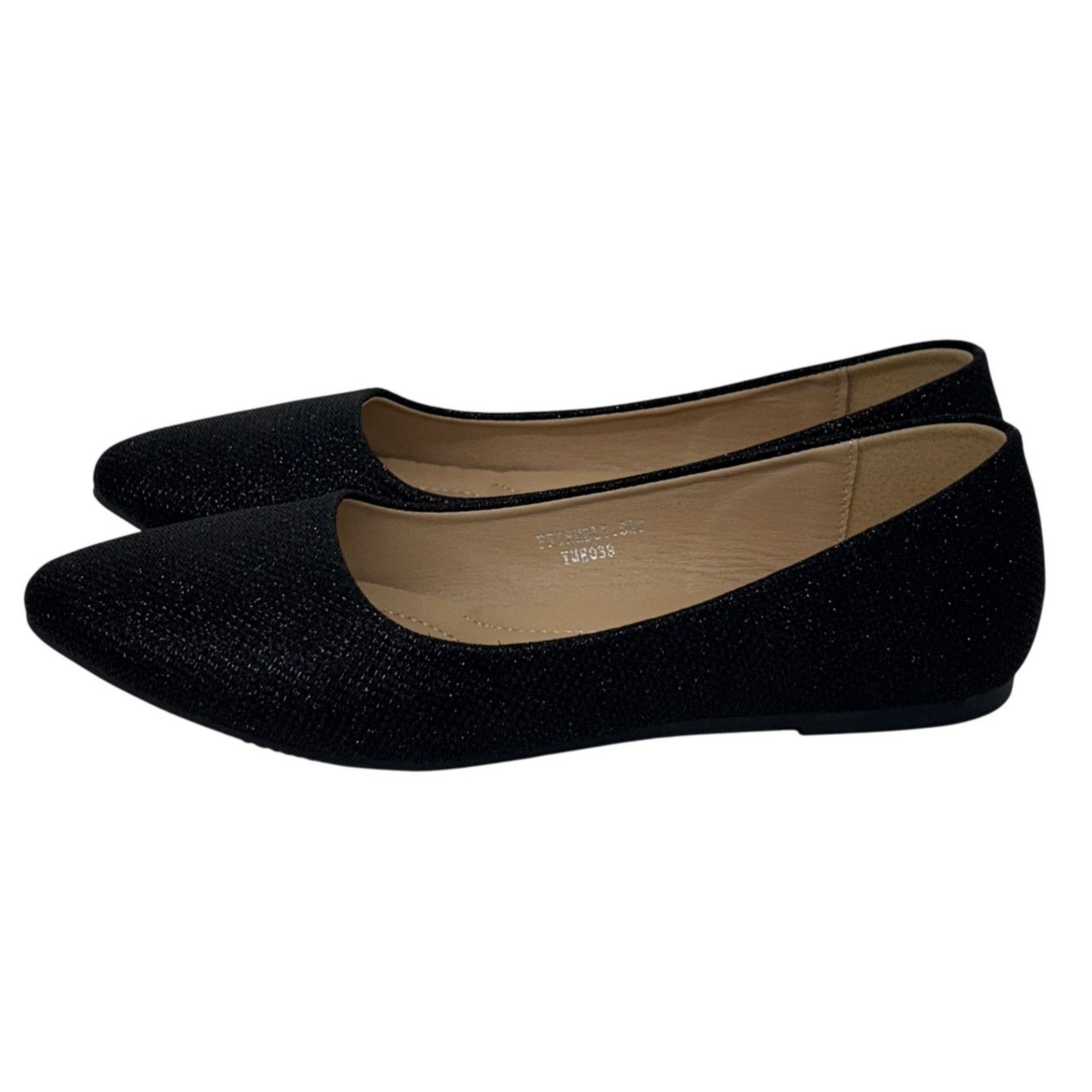 Other LUCITA / Friendly / Black / Glitter / Slip-On / Ballet / Fla Size US 10 / IT 40 - 3 Thumbnail