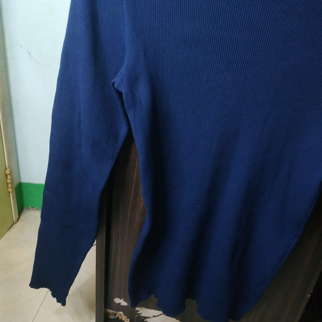 Vintage Jean Paul Gaultier Maille - Plain Longsleeve Turtleneck Size XL / US 12-14 / IT 48-50 - 10 Thumbnail