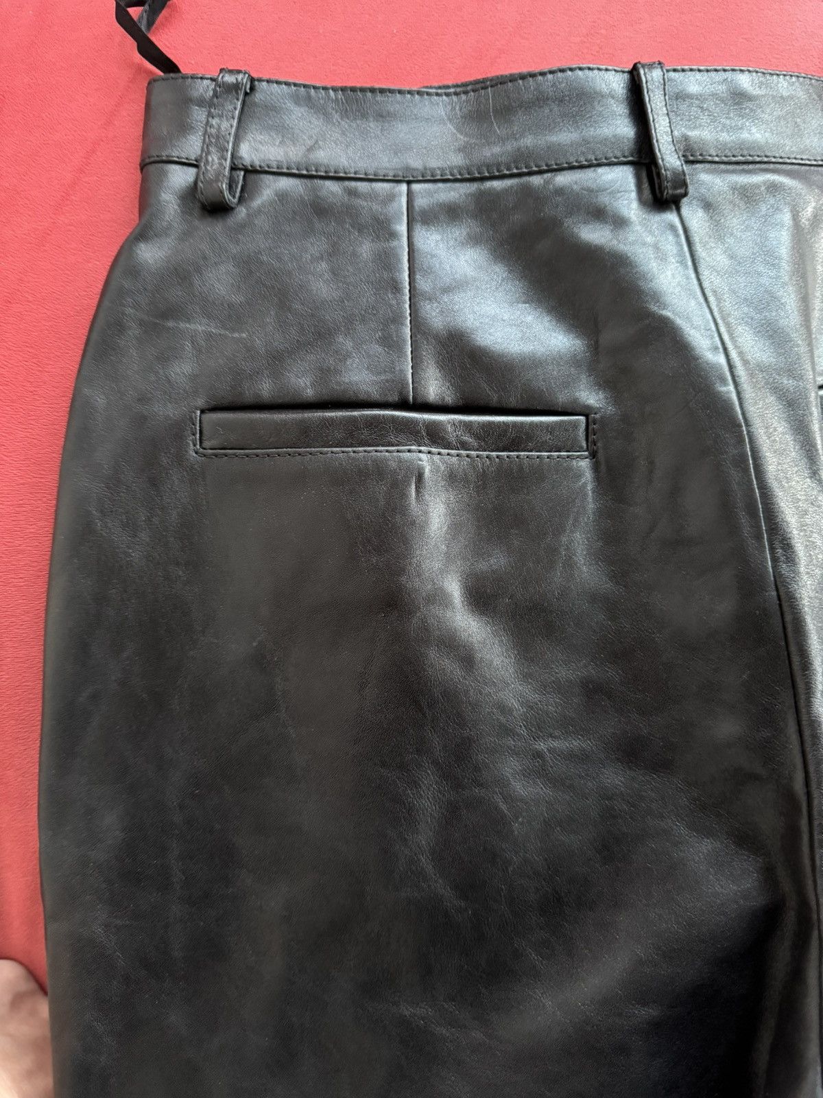 Gucci Gucci leather textured vinyl, size M int Size 28" / US 6 / IT 42 - 6 Thumbnail