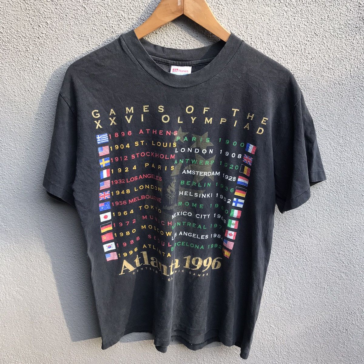 USA Olympics × Vintage Vintage 90s ATLANTA Olympic usa tee Size US M / EU 48-50 / 2 - 2 Thumbnail
