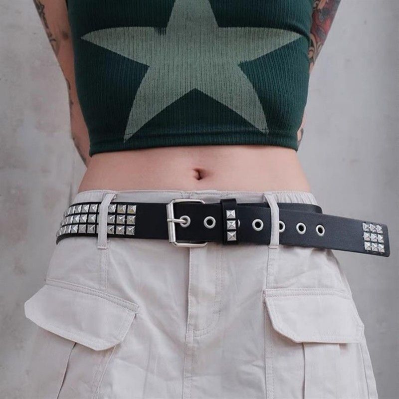 Leather Never worn Pyramid belt Size ONE SIZE - 1 Thumbnail