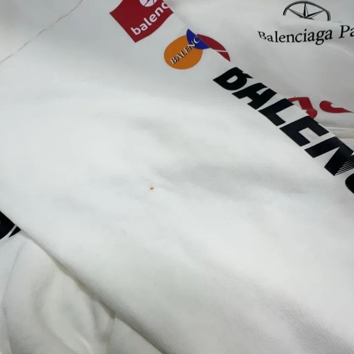 Balenciaga Balenciaga FW23 Logo Printed Hoodie 0079-2507 Size US M / EU 48-50 / 2 - 8 Thumbnail