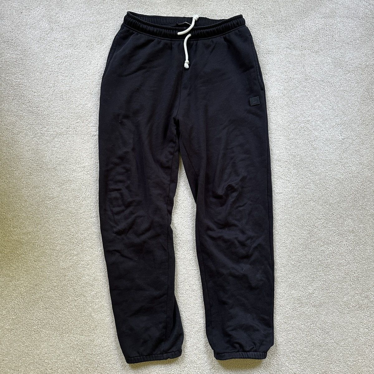 image of Acne Studios Sweatpants in Black, Men's (Size 32)
