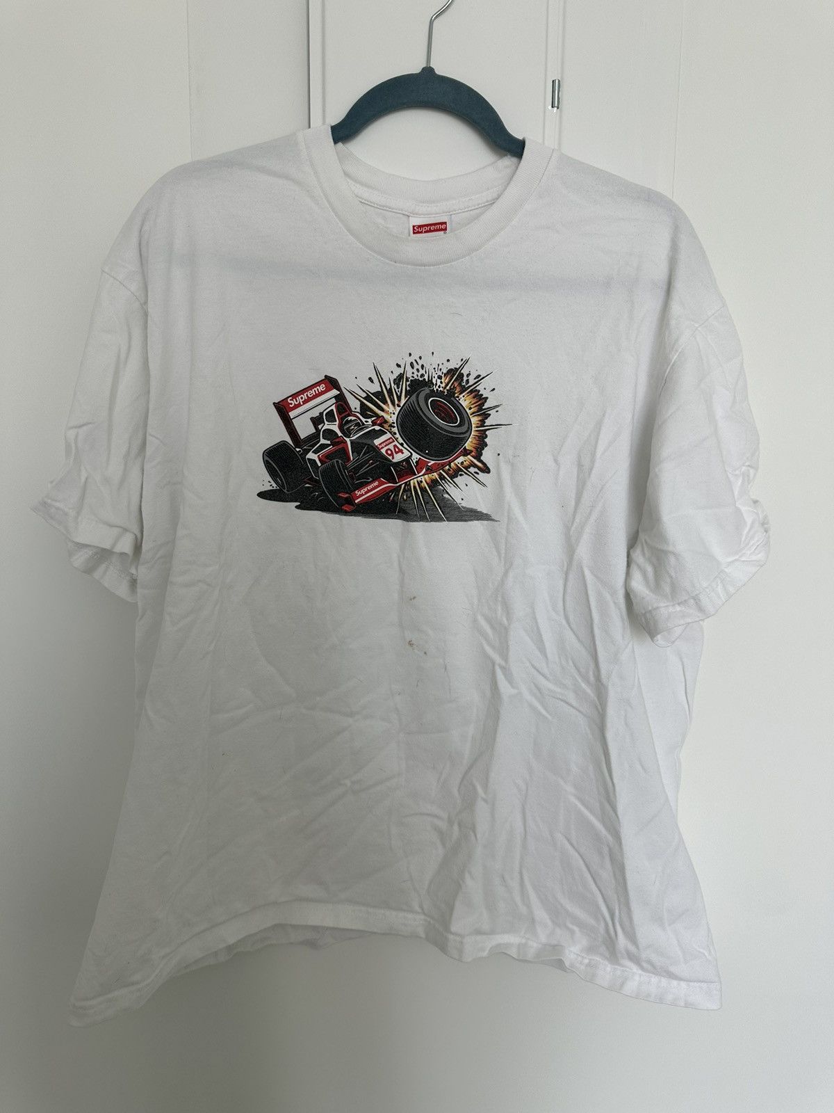 Supreme Supreme crash tee white | Grailed