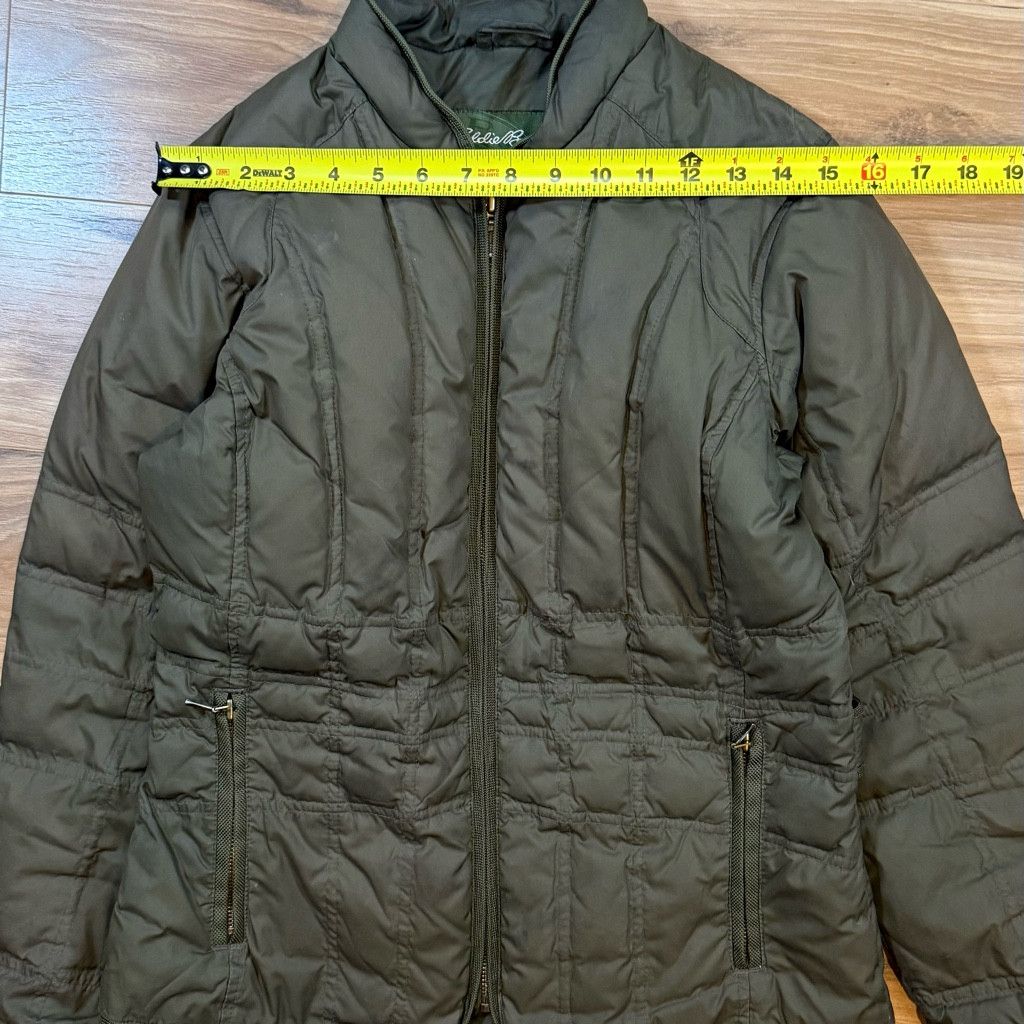 Eddie Bauer Eddie Bauer Women’s M Down Jacket Olive (Damaged) Size L / US 10 / IT 46 - 4 Thumbnail