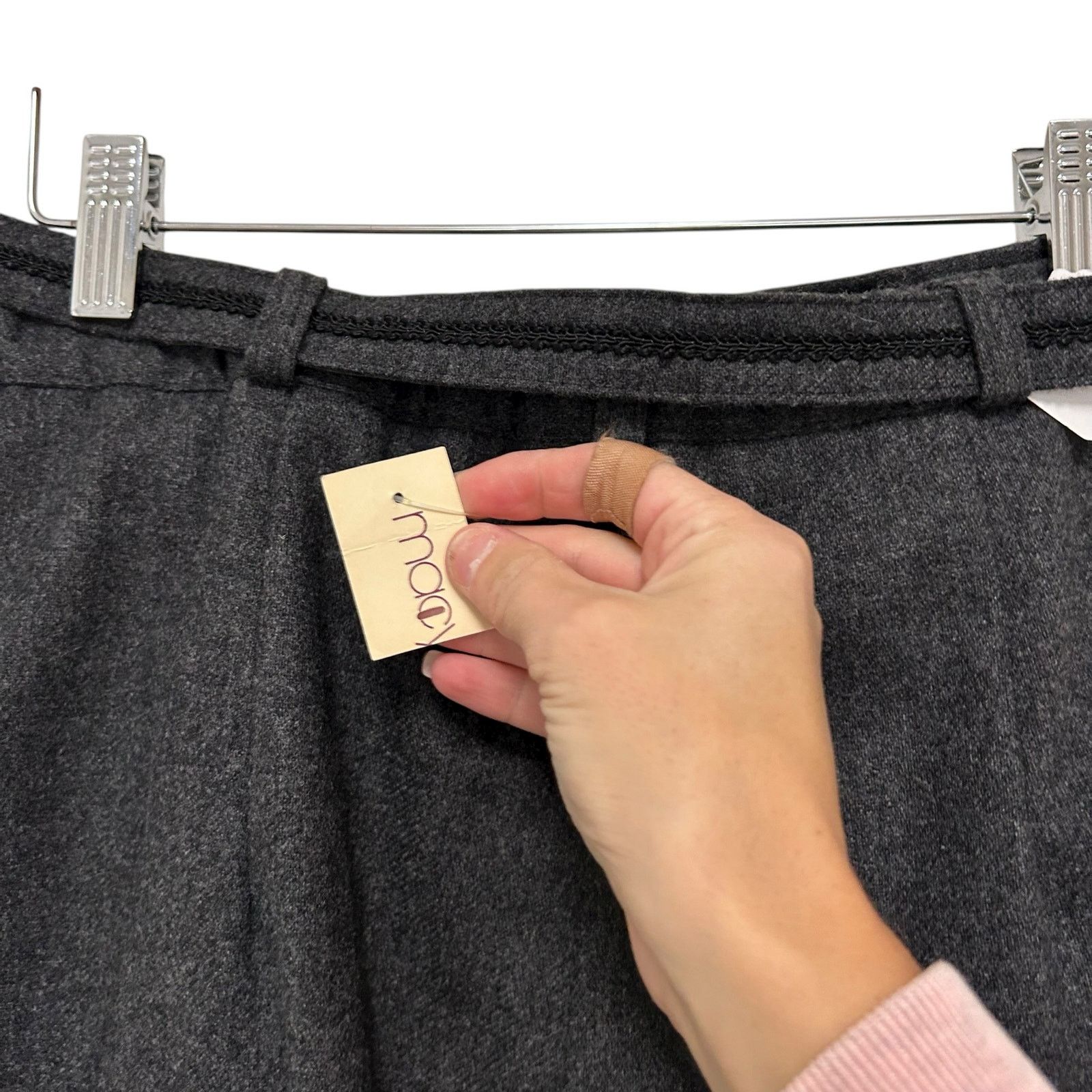 Other Vintage Russ Petites Gray Wool Blend Trousers Sz 26 Size 26" / US 2 / IT 38 - 5 Thumbnail