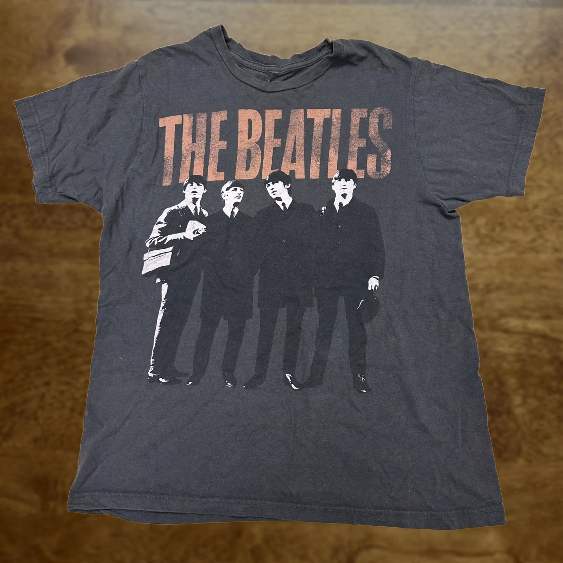 Vintage The Beatles Shirt Mens M Black Rock Band Graphic Tee T-Shirt Music Shirt Mens Black Bart Logo Front Graphic 2010 Apple Corps Ltd. Concerts Boys? Size US M / EU 48-50 / 2 - 1 Thumbnail
