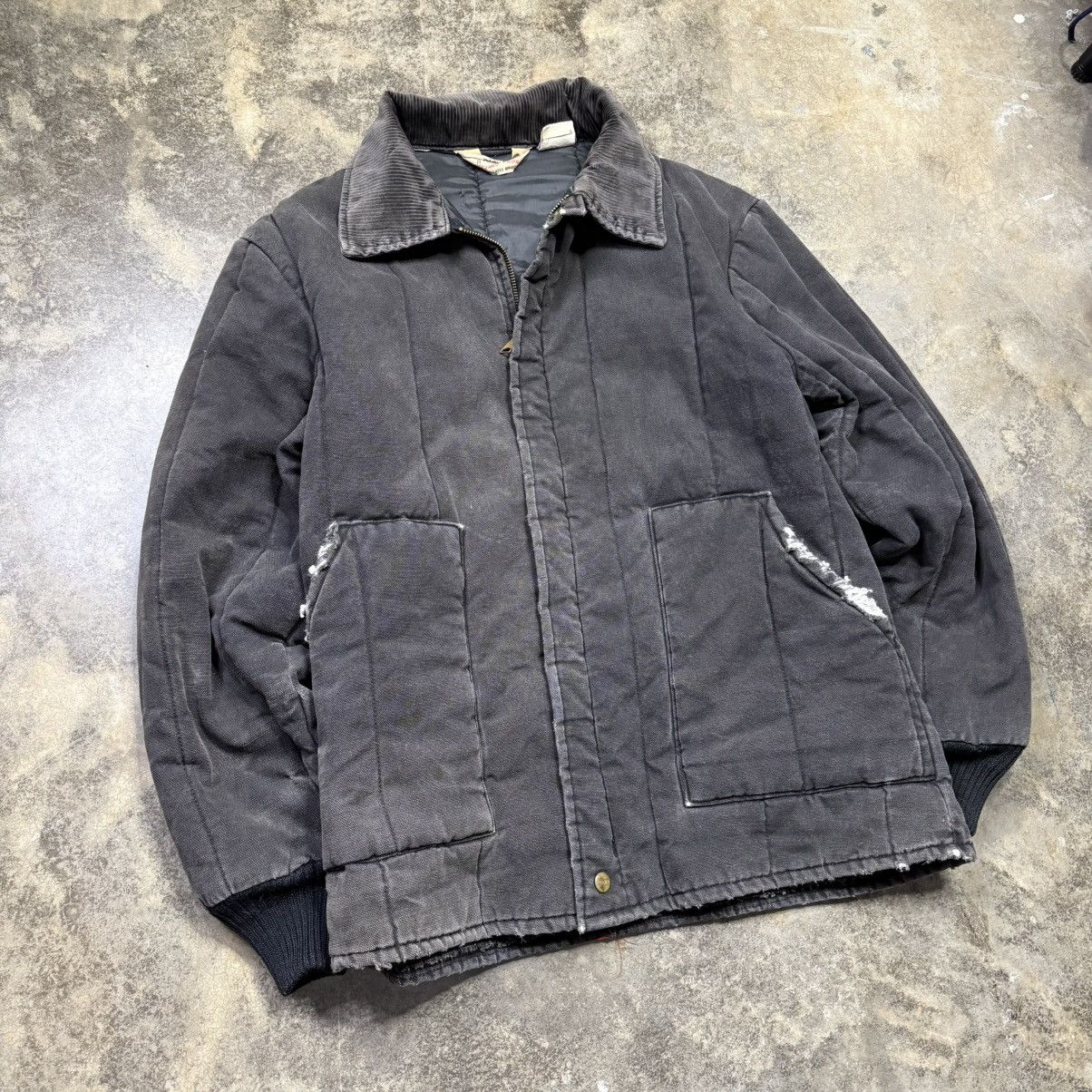 Vintage vintage custom devil carhartt style zip up jacket Size US L / EU 52-54 / 3 - 2 Thumbnail
