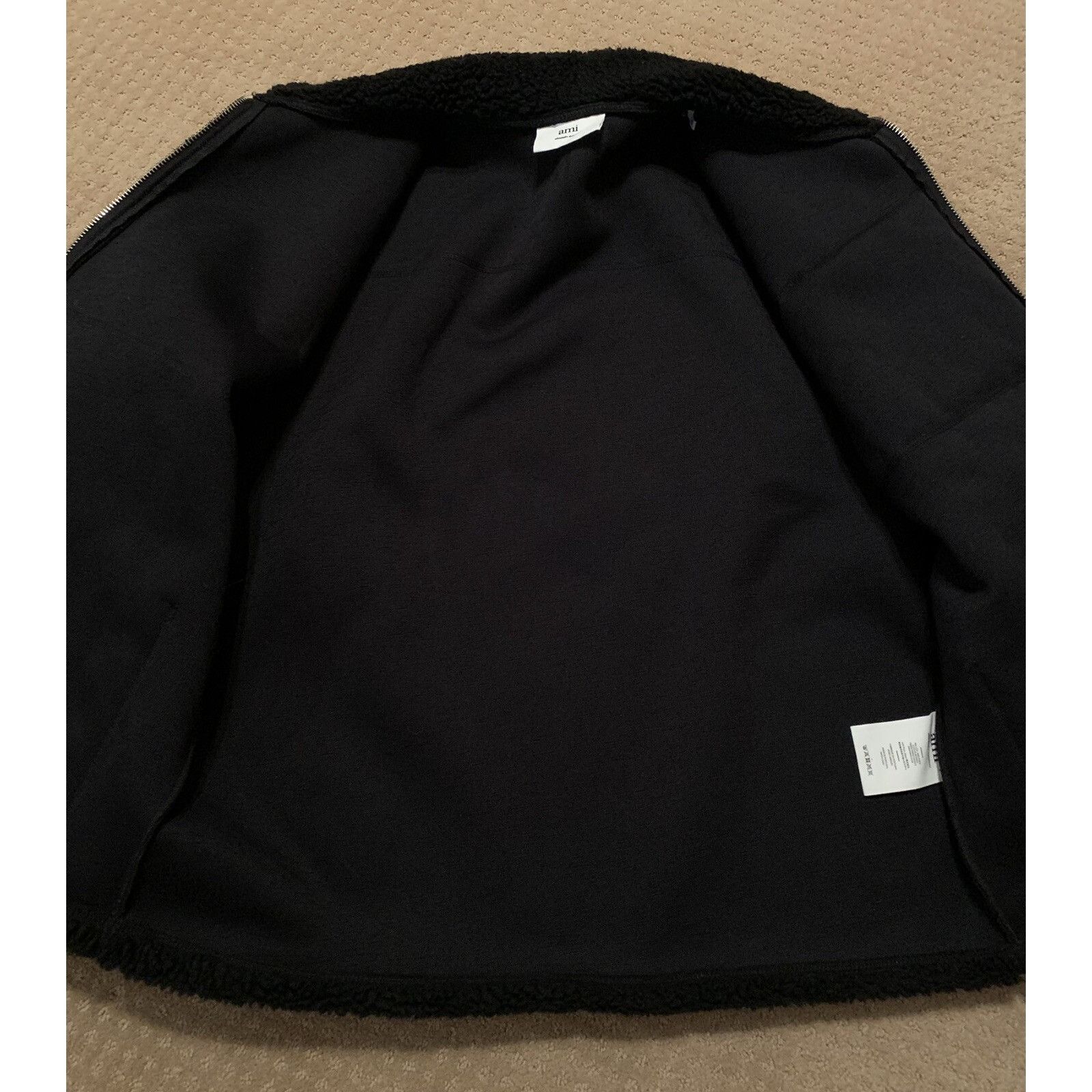 AMI AMI Paris Alexandre Mattiussi Ami De Coeur Heart Fleece Jack Size US XXL / EU 58 / 5 - 6 Thumbnail