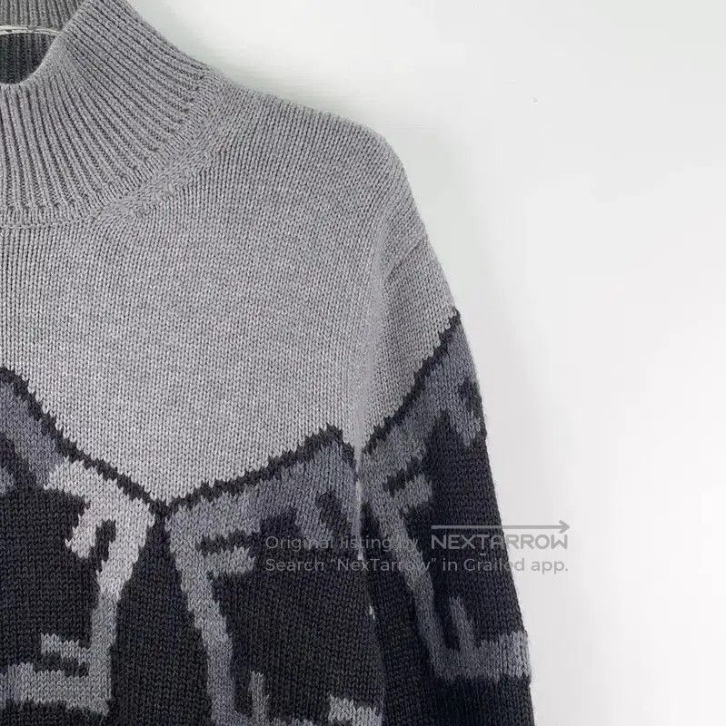 Fendi Fendi Color Block Wool Knit Sweater for Men . Size US S / EU 44-46 / 1 - 3 Thumbnail