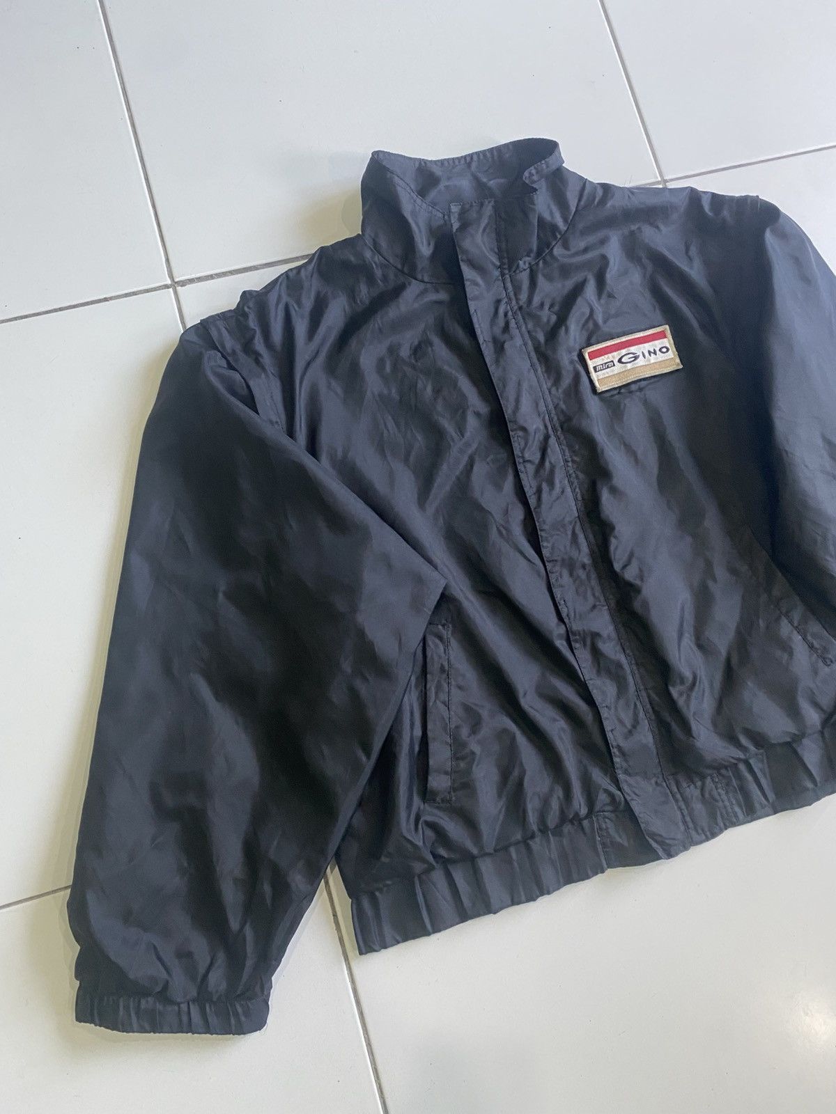 Japanese Brand Vintage Daihatsu mira Gino Motor Sport black Jacket Size US L / EU 52-54 / 3 - 2 Thumbnail