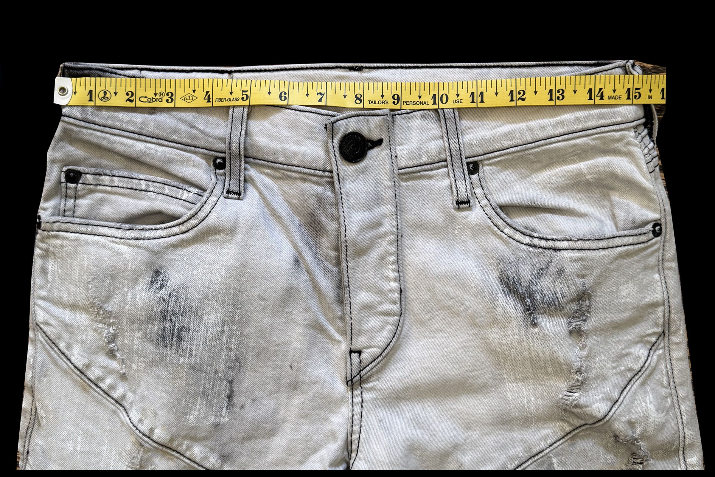 True Religion TRUE RELIGION ROCO MOTO BLEACH DISTRESSED Size US 29 - 6 Thumbnail