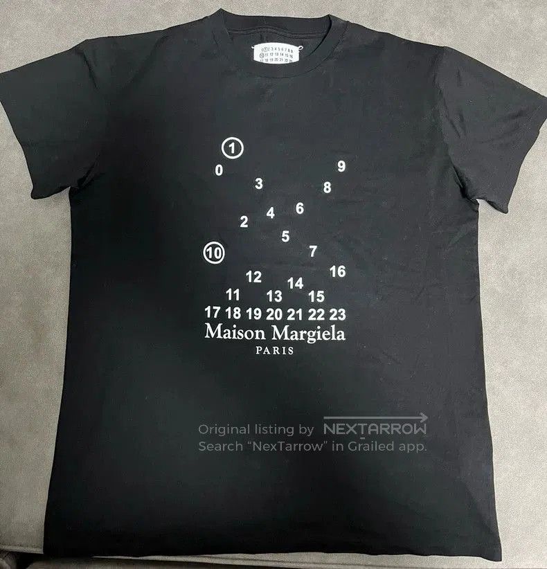 Maison Margiela Maison Margiela MM6 Number Print T. Size US L / EU 52-54 / 3 - 1 Thumbnail