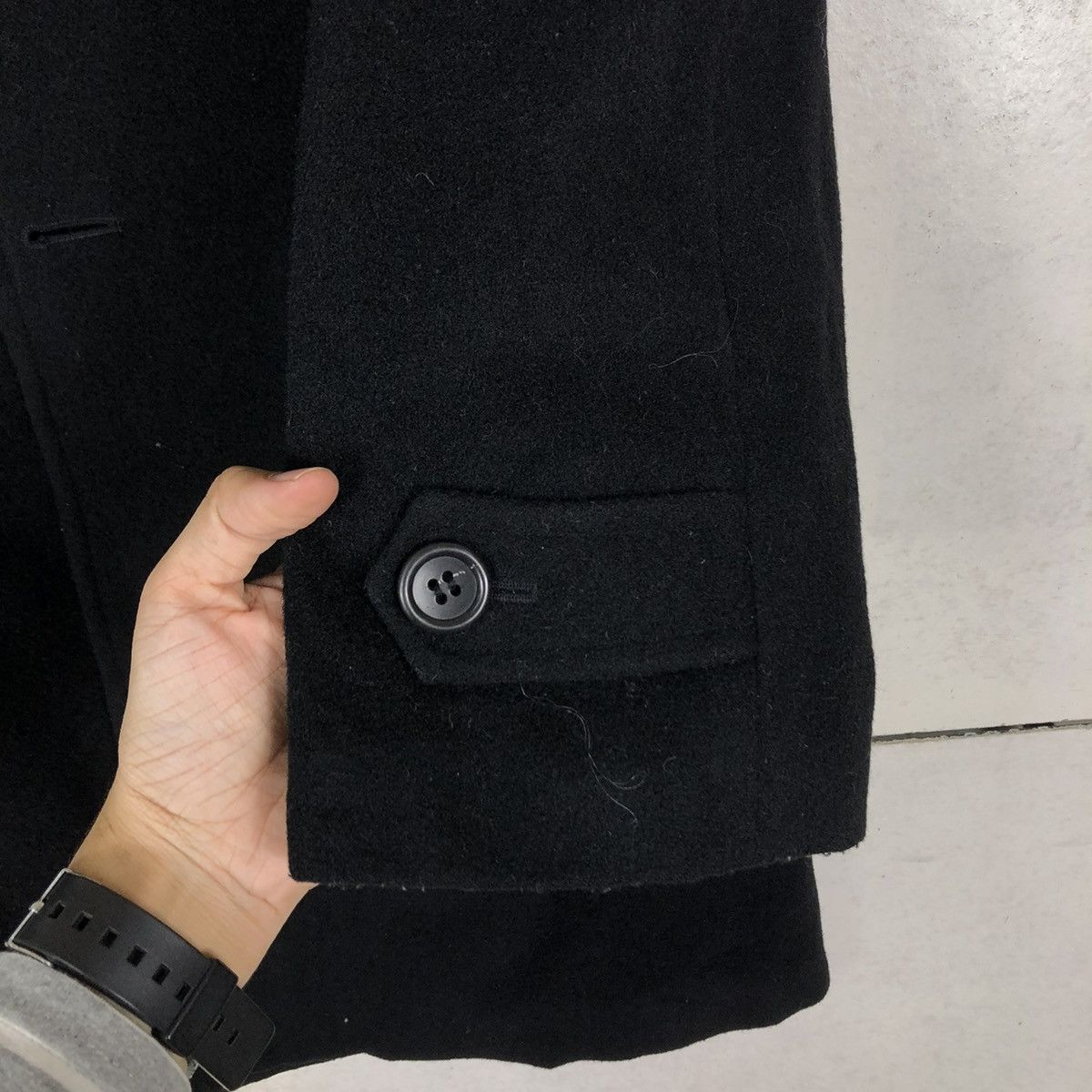 Issey Miyake 🔥VINTAGE WOOL JACKET IS SUNAO KUWAHARA DOUBLE COLLAR Size US M / EU 48-50 / 2 - 15 Thumbnail