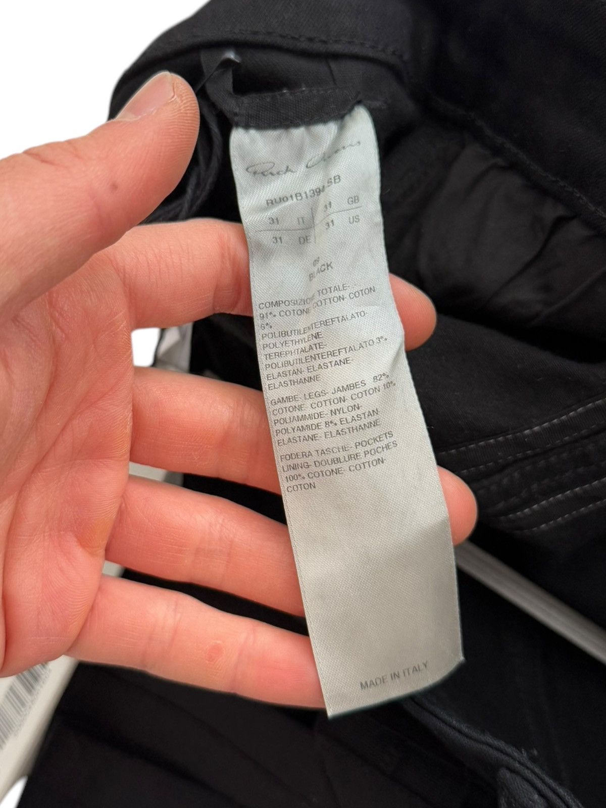 Rick Owens Spartan Hybrid Elastic Denim Size US 31 - 8 Thumbnail