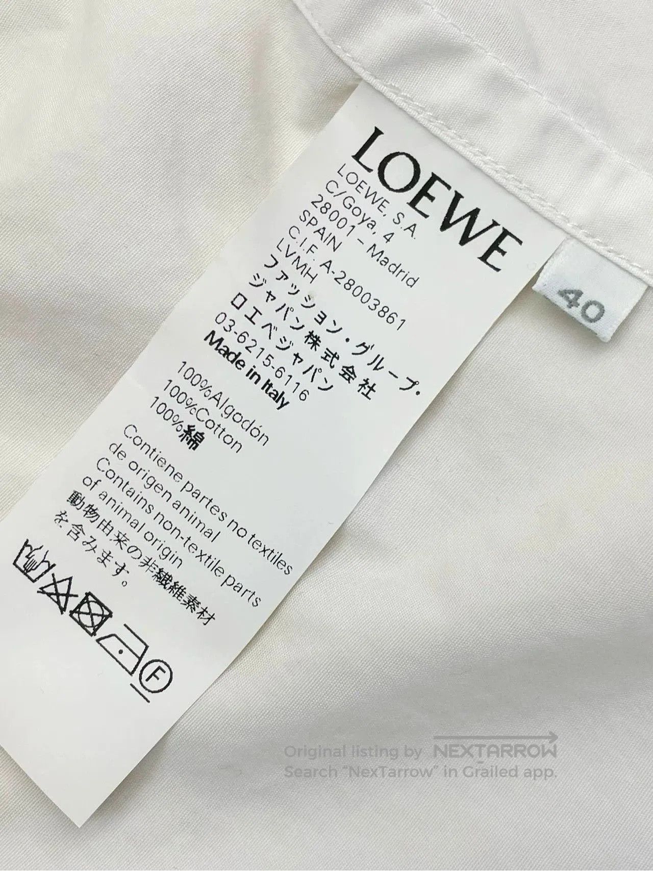 Loewe Loewe Men's Lion Print Shirt. Size US M / EU 48-50 / 2 - 6 Thumbnail