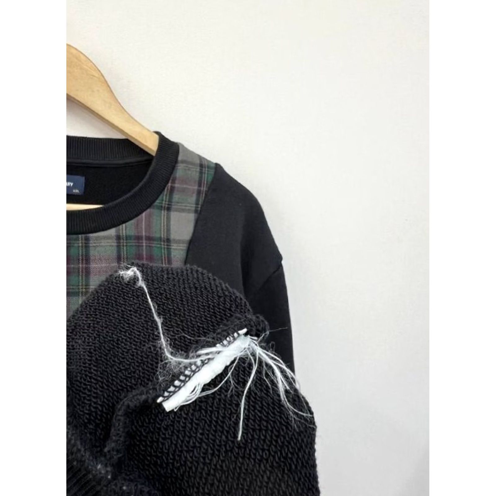 Fred Perry Fred Perry Sweatshirt Bedford Black Tartan Check Crew Neck Pullover Mens 2XL Long Sleeve Cotton Polyester Logo Size US XXL / EU 58 / 5 - 6 Thumbnail