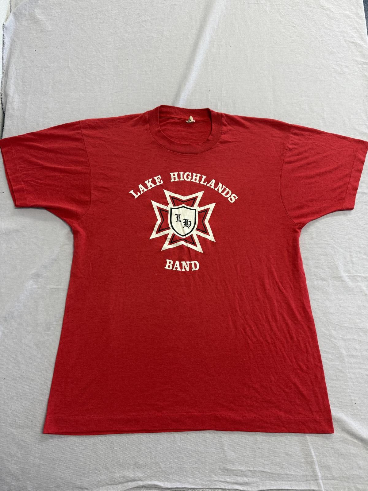 Designer Vintage Lake Highlands School Band T-shirt LHHS Dallas TX -L Size US L / EU 52-54 / 3 - 1 Thumbnail