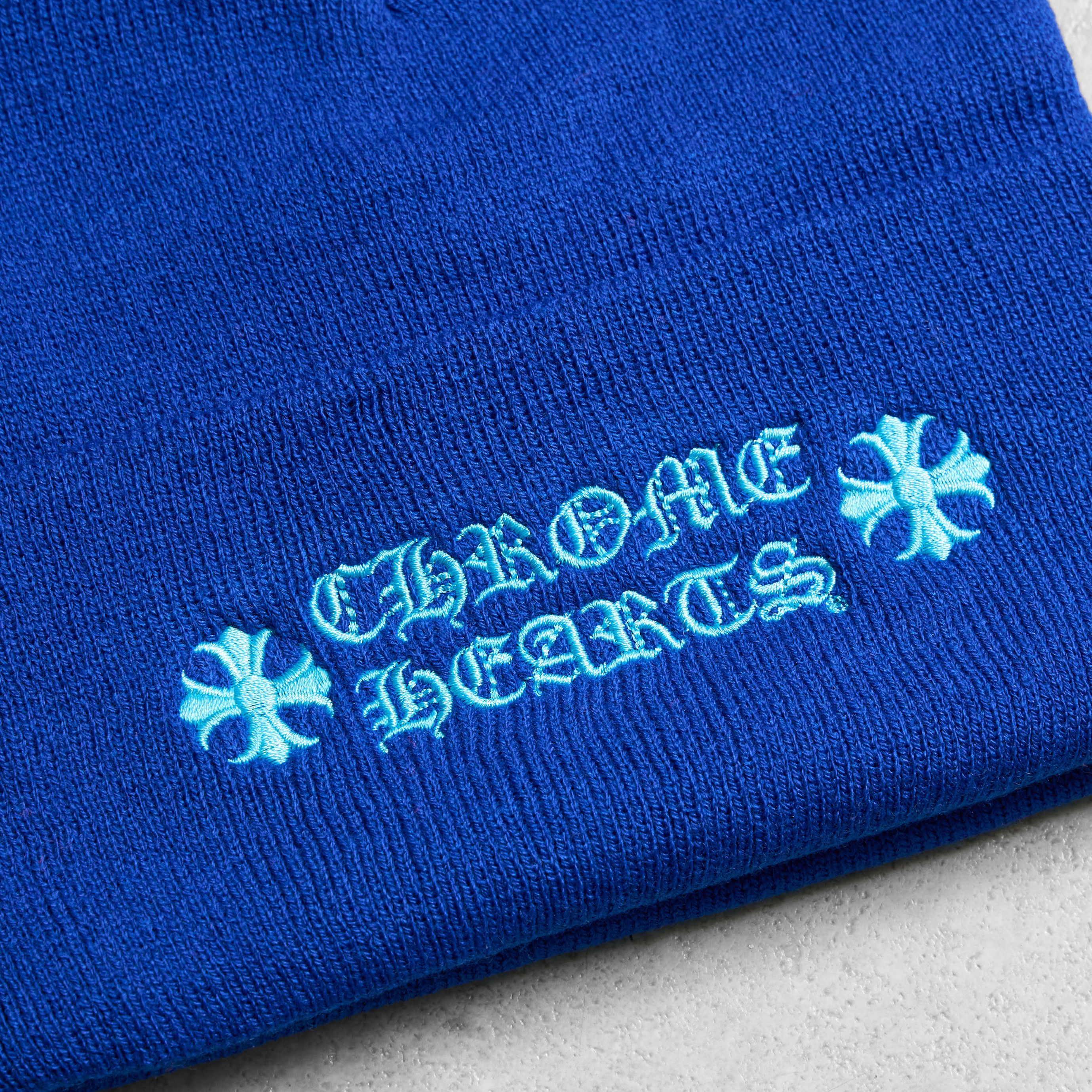 Chrome Hearts CHROME HEARTS stacked +CHROME HEARTS+ beanie navy Size ONE SIZE - 2 Thumbnail