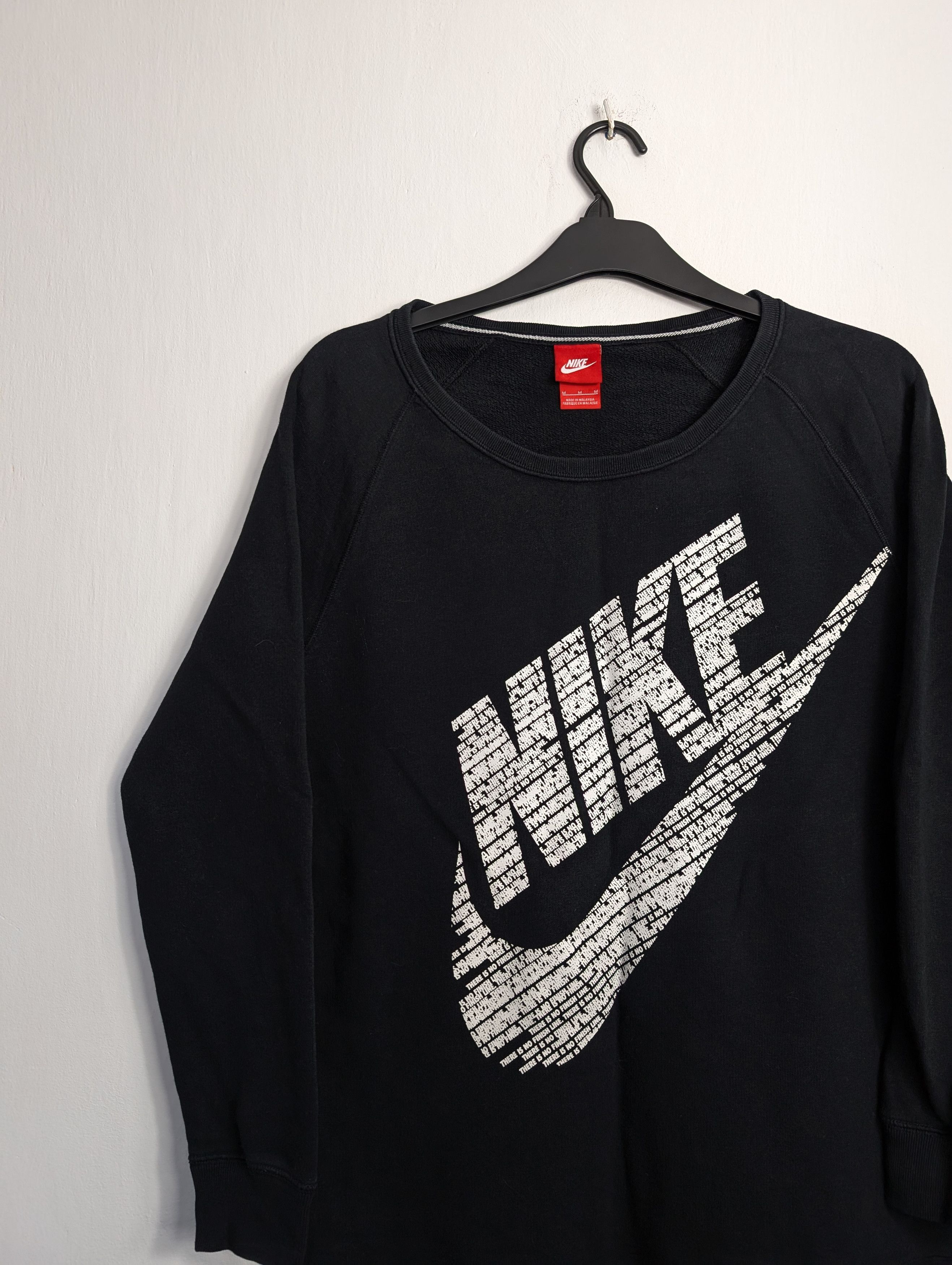 Nike Nike Spellout Sweatshirt Logo Streetwear Sportswear Crewneck Size M / US 6-8 / IT 42-44 - 2 Thumbnail