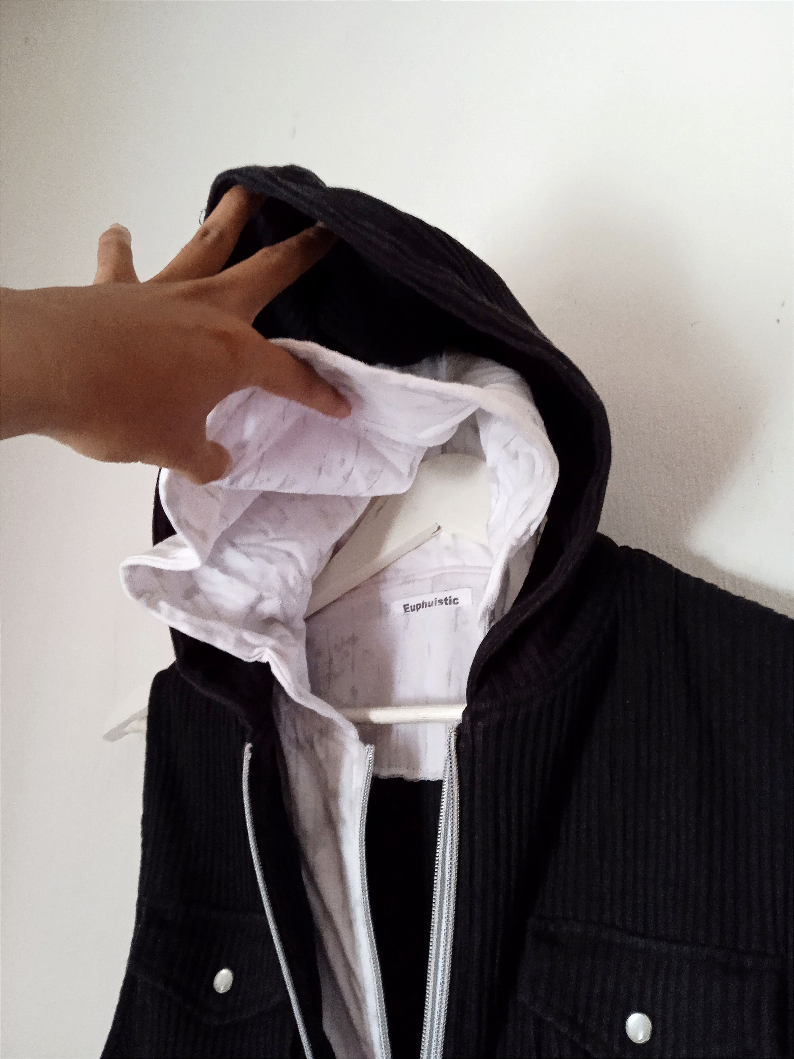 If Six Was Nine × Japanese Brand × Le Grande Bleu (L.G.B.) Japanese Lace Up Double Layer Hoodie Size US M / EU 48-50 / 2 - 3 Thumbnail