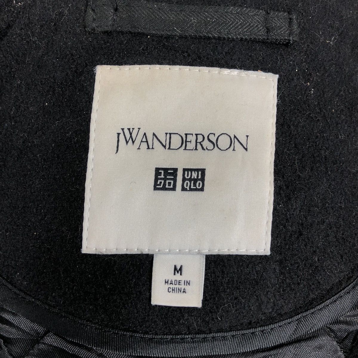 JW Anderson × Uniqlo JW ANDERSON x Uniqlo Wool Jacket Black Color Size US M / EU 48-50 / 2 - 5 Thumbnail