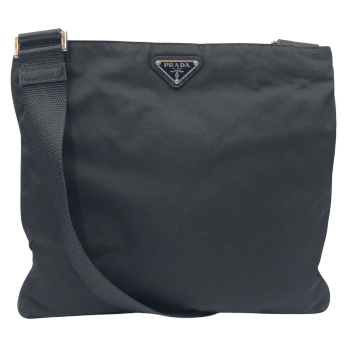 Prada Prada Nylon Tessuto Triangle Logo Shoulder Bag Others Shoulder Bag 500010 in Black, Women's