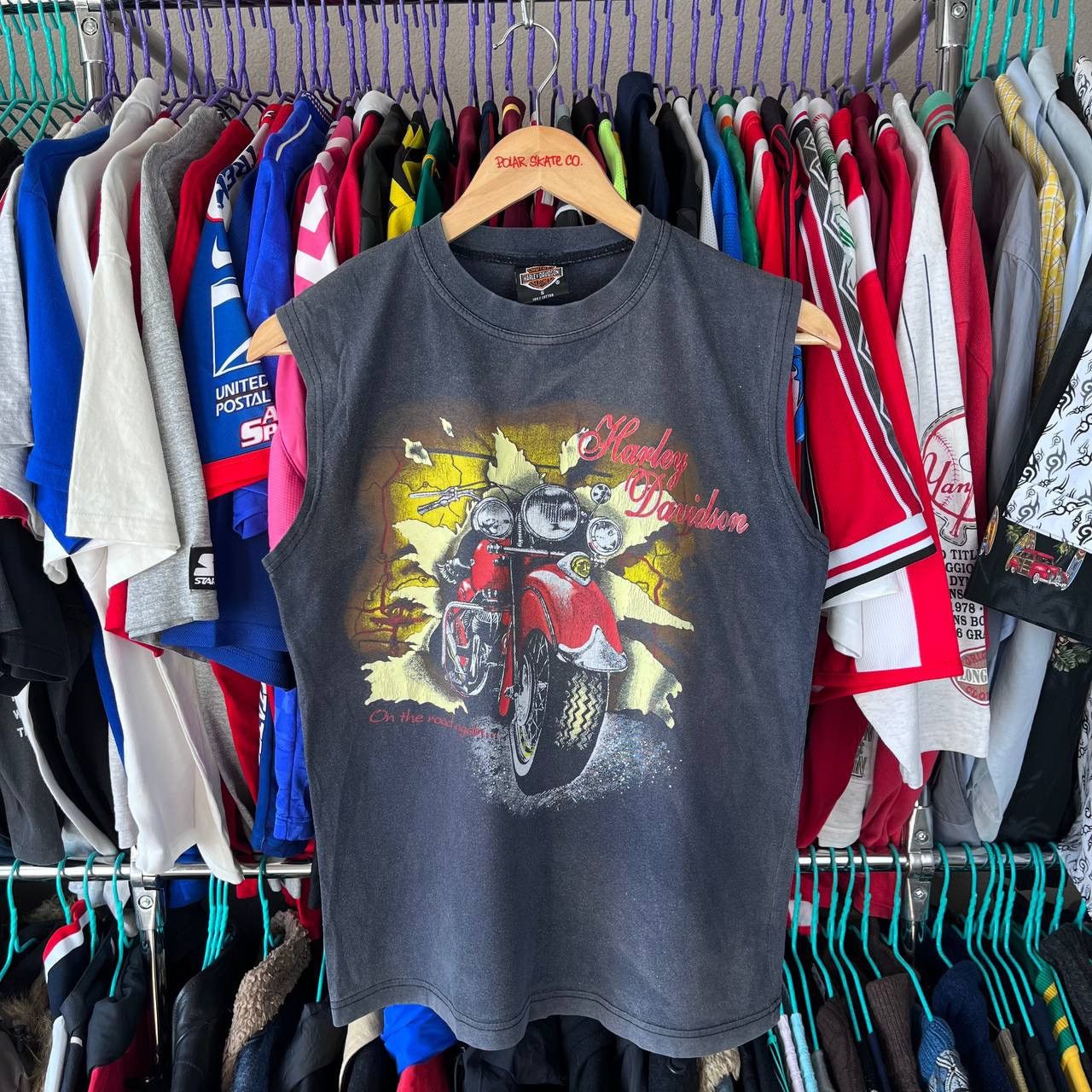 Harley Davidson × Indian Motorcycle × Vintage Vintage 90s Harley Davidson Tank Top USA Size US S / EU 44-46 / 1 - 2 Thumbnail
