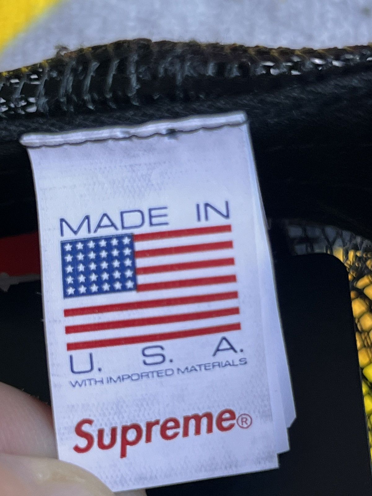 Supreme Supreme Number (N)ine Mickey Mouse Mesh 5-Panel Hat Black Size ONE SIZE - 17 Thumbnail