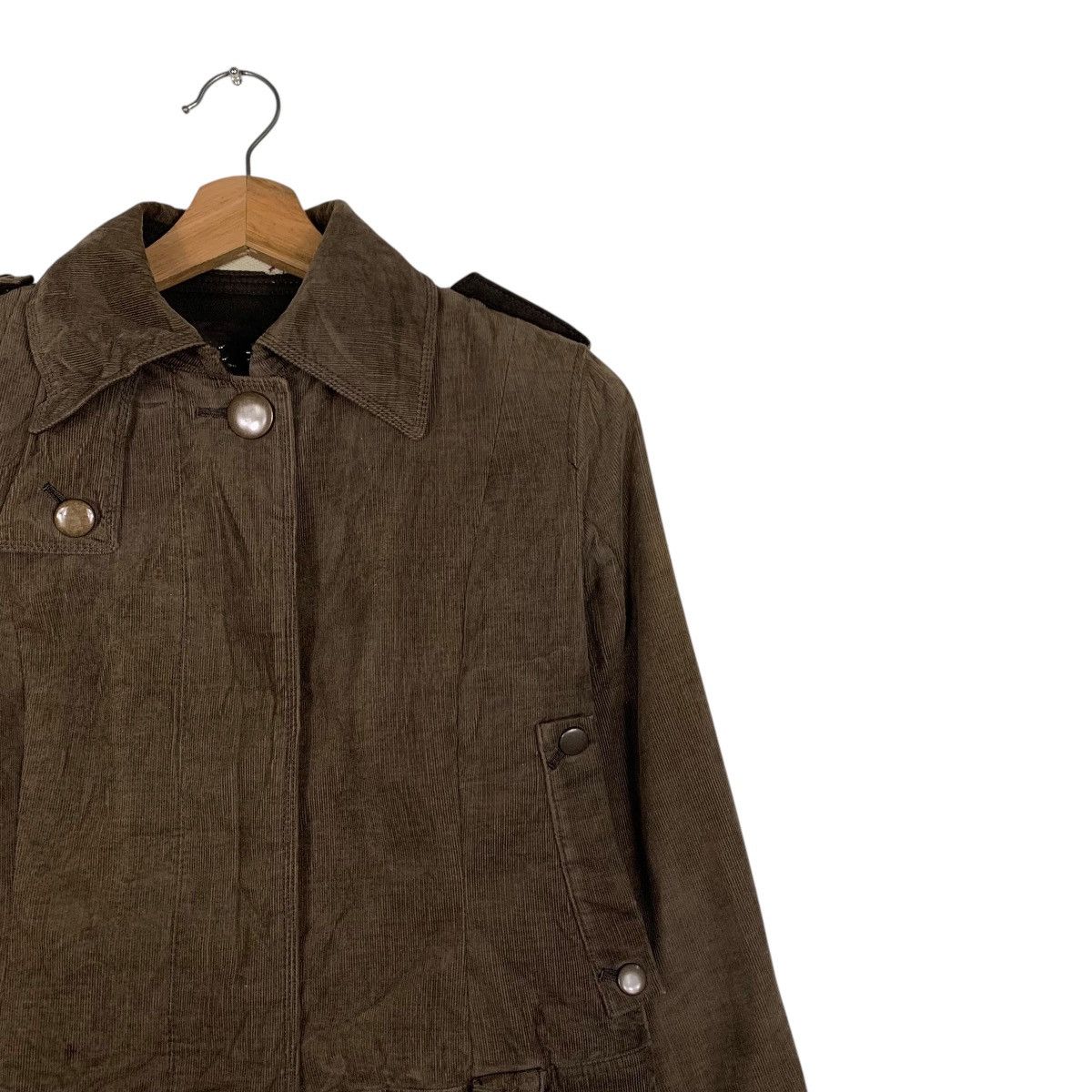 Japanese Brand UNIVERSAL LANGUAGE Crop Belted Jacket #1528-C68 Size XS / US 0-2 / IT 36-38 - 5 Thumbnail