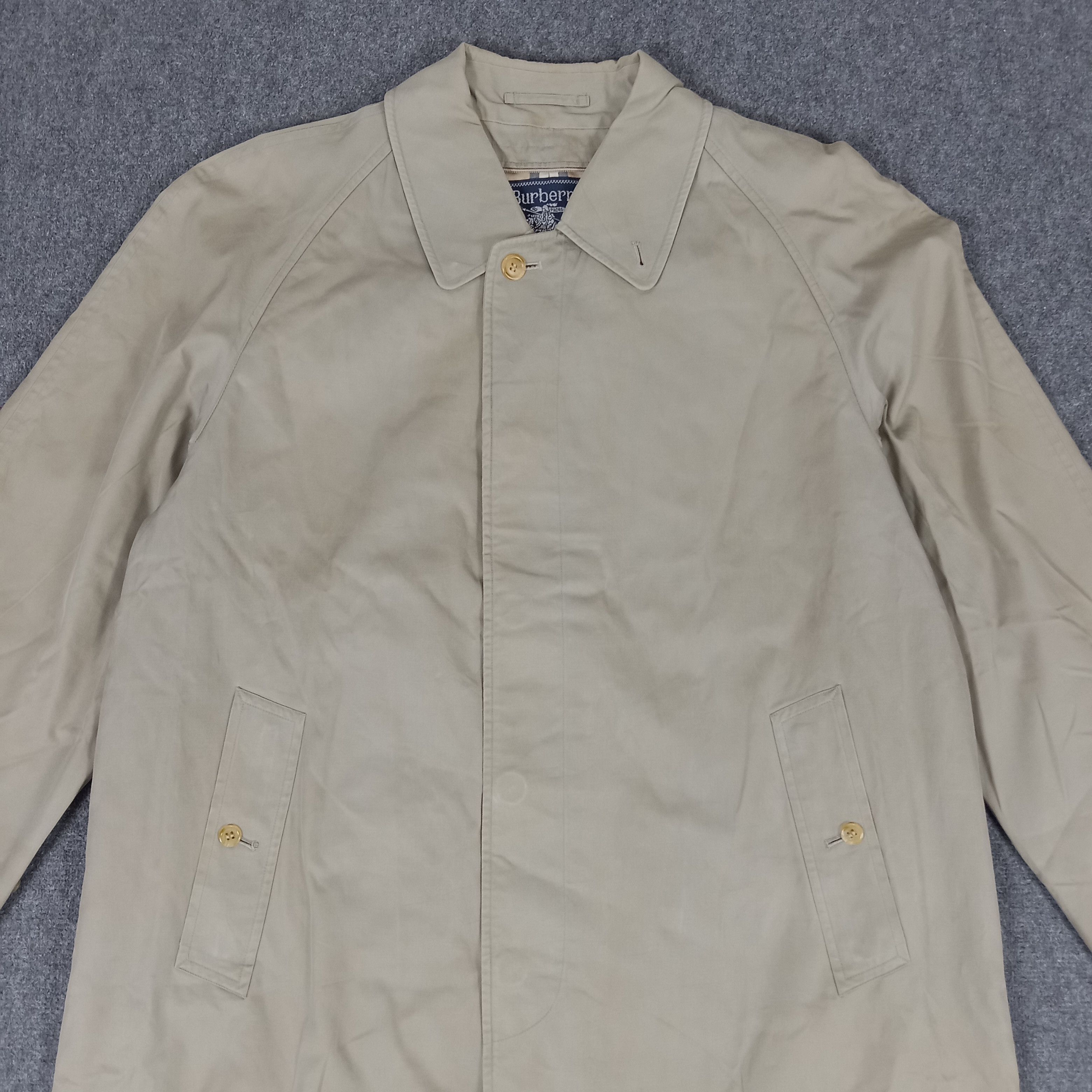 Burberry × Vintage Burberry Italian Brand Trench Coat Jacket Size US XL / EU 56 / 4 - 2 Thumbnail
