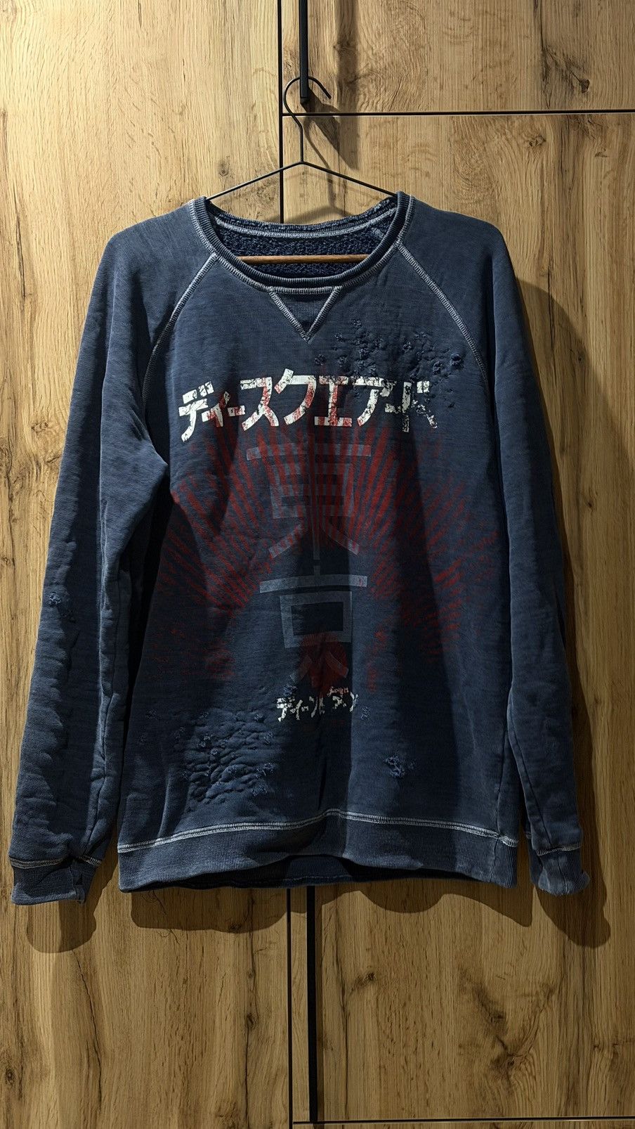 Dsquared2 DSQUARED 2 DISTRESSED JAPAN CREWNECK SWEATSHIRT Size US L / EU 52-54 / 3 - 2 Thumbnail
