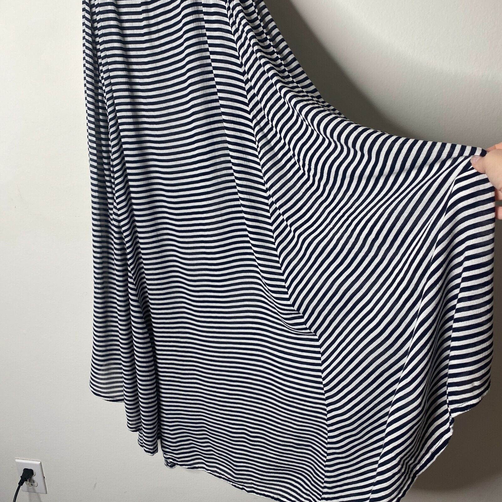 Other Mudpie Navy & White Thin Striped Sleeveless Tank Dress S Size S / US 4 / IT 40 - 7 Thumbnail