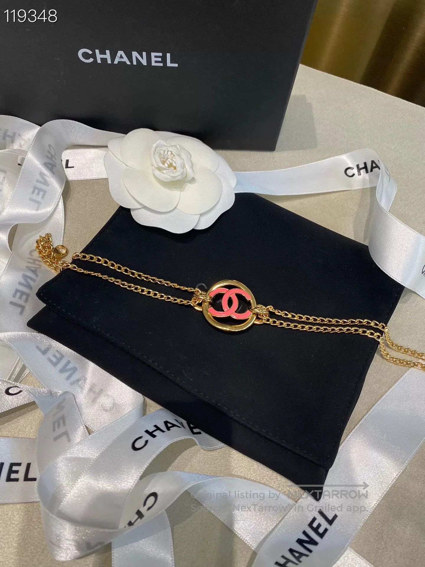 Chanel Chanel Circle Double C Double Chain Necklace. Size ONE SIZE - 1 Thumbnail