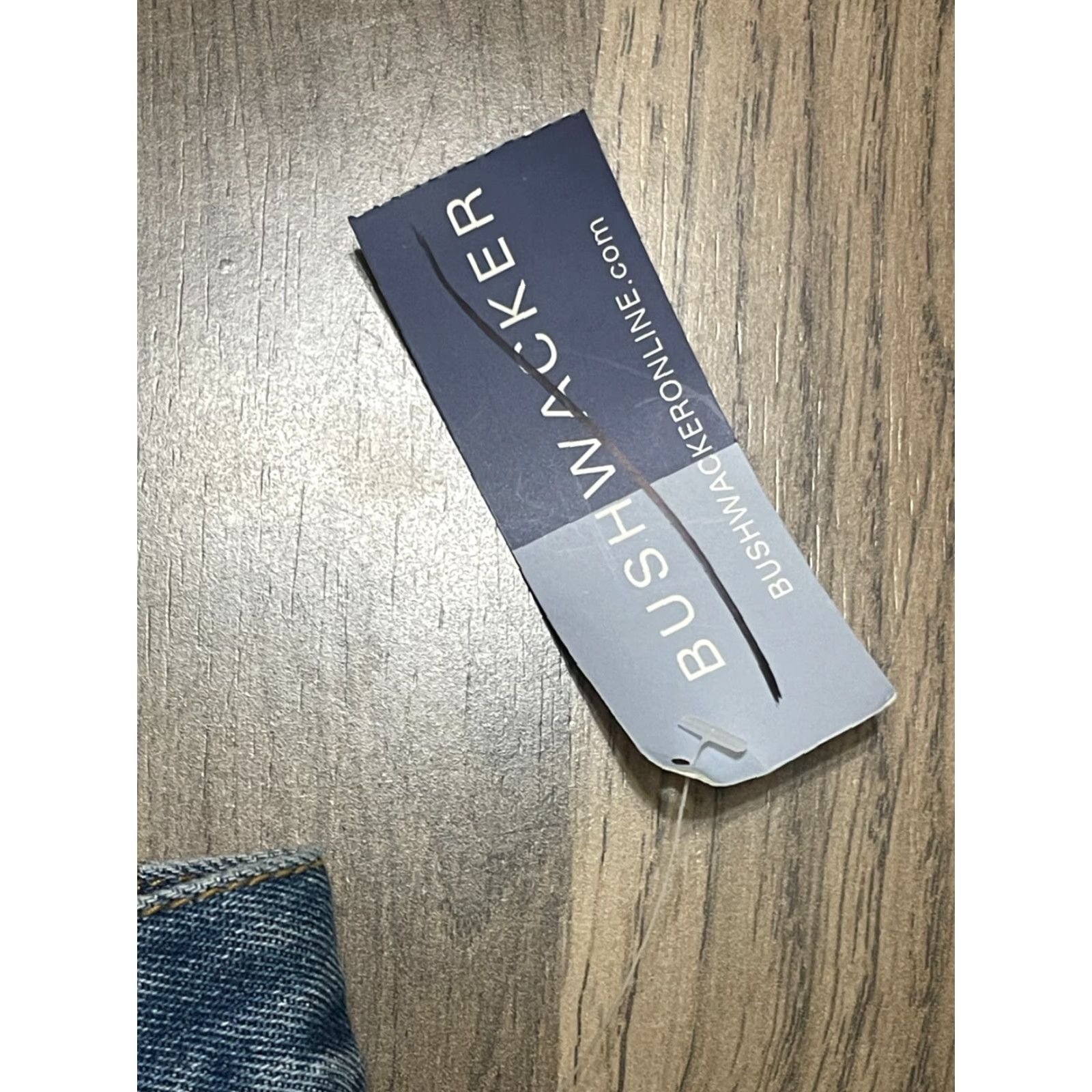 Vintage Bushwacker Jeans, Women's Size 16, Blue, Denim, Straight Leg, New with tags, Regular, 30.5 Inseam, 34 W, Fall Spring Summer, Women, Jeans Size 38" / US 16 / IT 52 - 6 Thumbnail